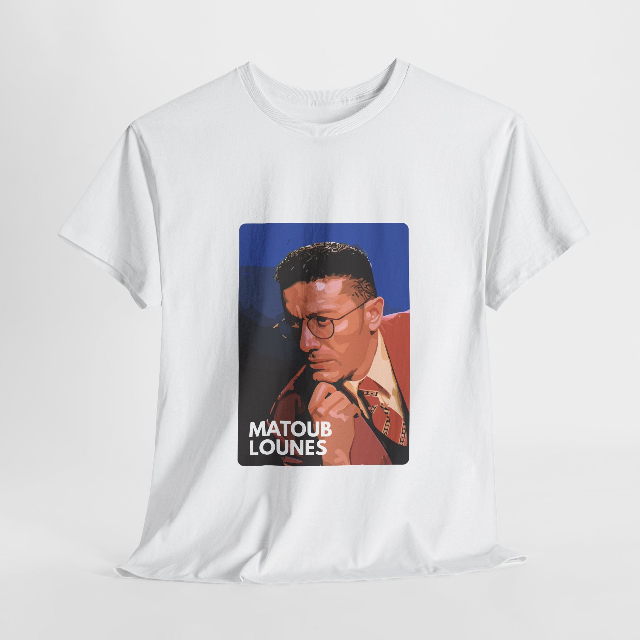 T-shirt Matoub Lounes – Portrait Pensif – Icône Berbère