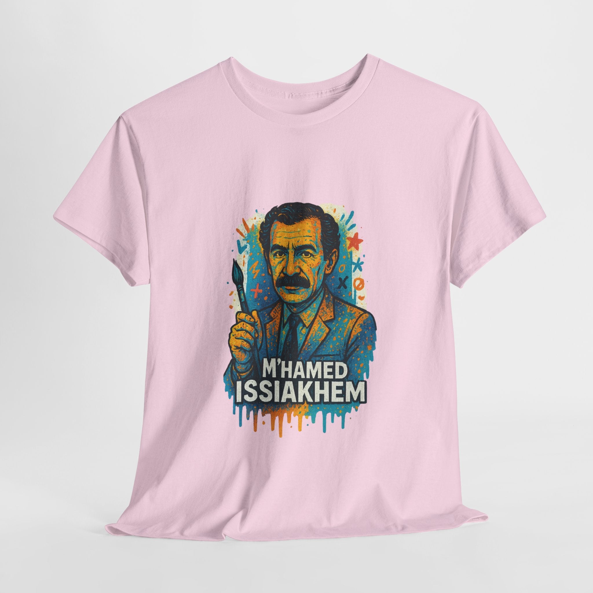 T-shirt Portrait M’hamed Issiakhem Graffiti – Art & Streetwear Algérien