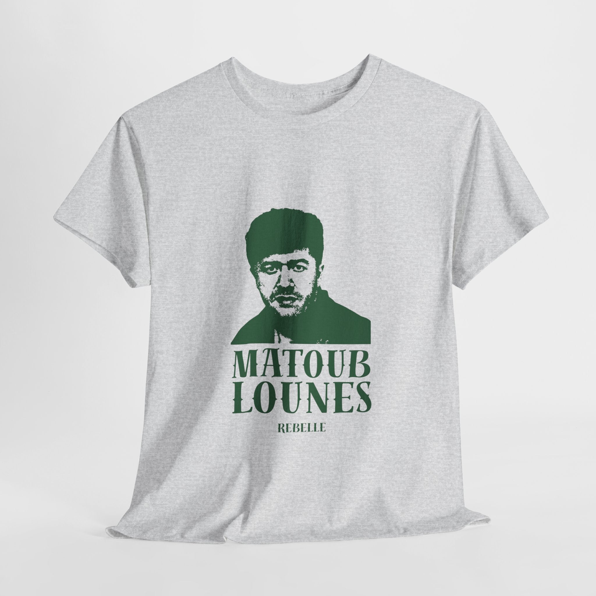 T-shirt Matoub Lounes “Rebelle” – Icône Berbère style Vintage