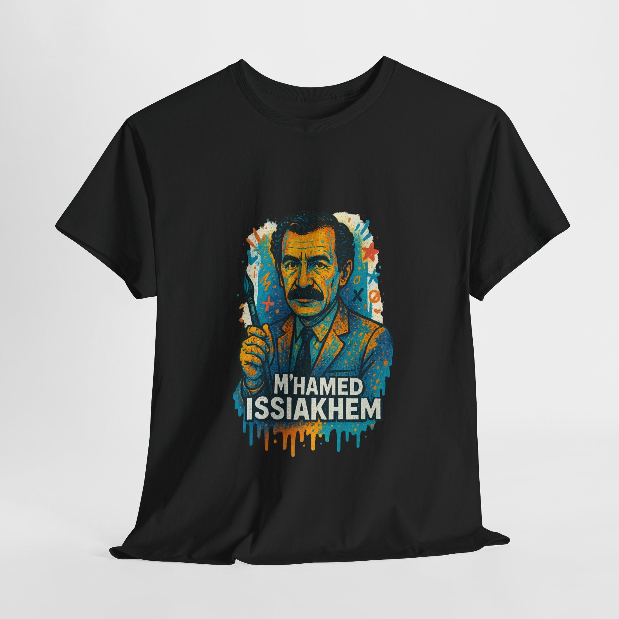 T-shirt Portrait M’hamed Issiakhem Graffiti – Art & Streetwear Algérien