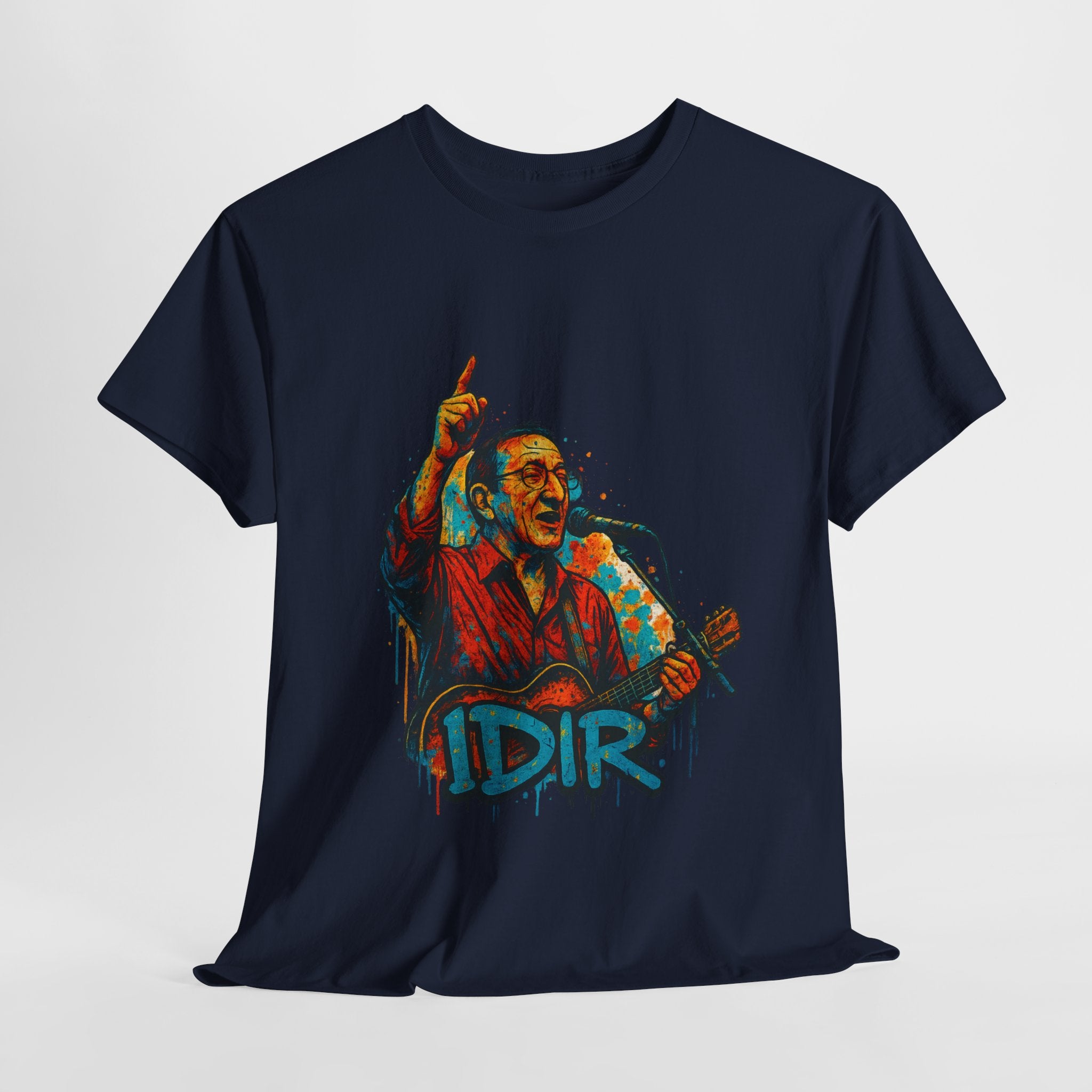 T-shirt Graffiti Idir – Icône de la Musique Kabyle en Concert