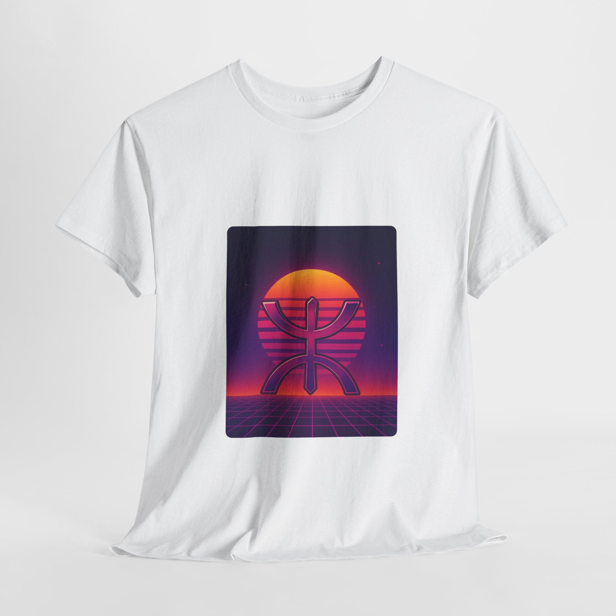 T-shirt Symbole Amazigh "Yaz" – Style Rétro Vintage | Identité Berbère