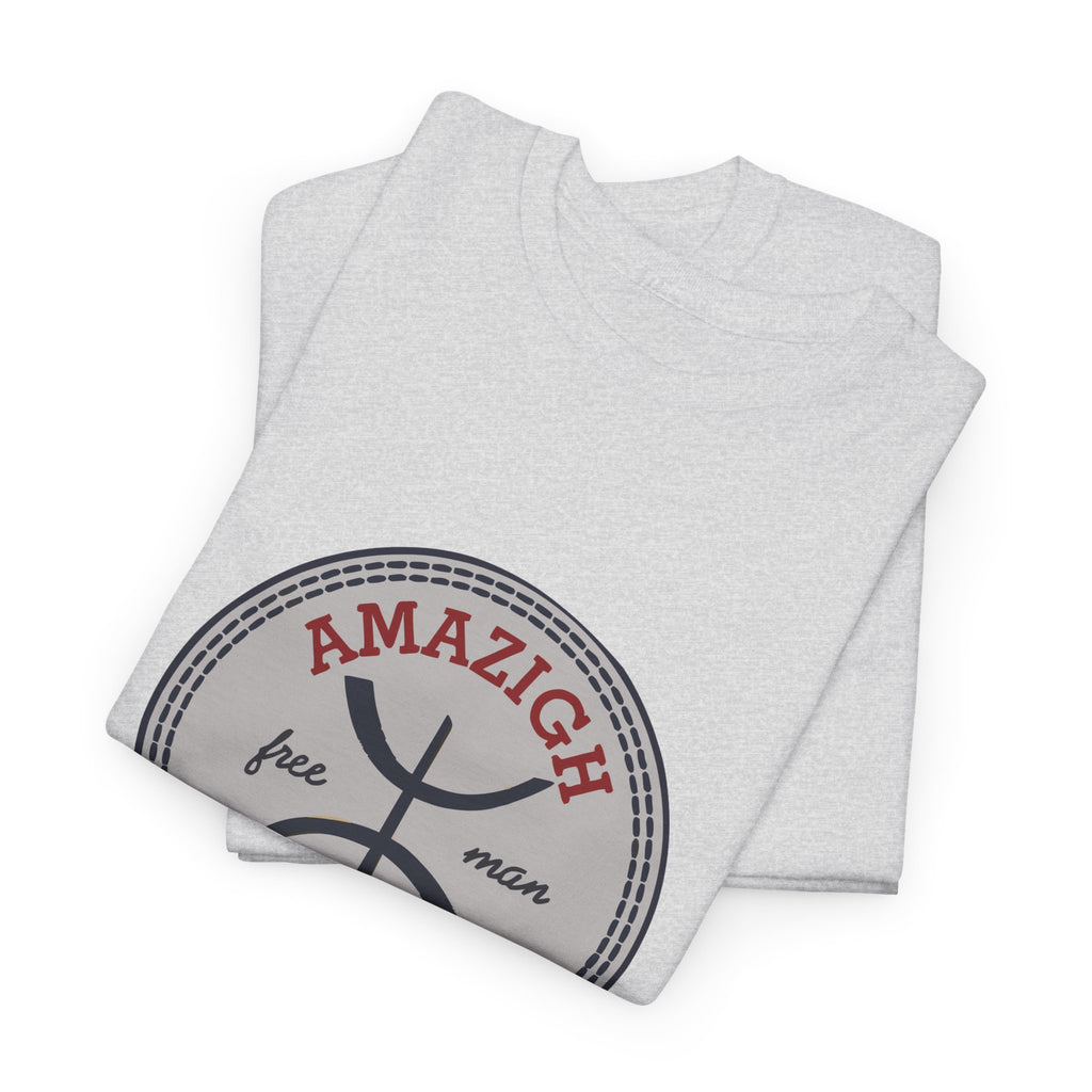 Amazigh All Star Unisex Heavy Cotton Tee, Casual Wear, Unique Graphic T-Shirt, Gift for Friends, Everyday Style, Festival Apparel