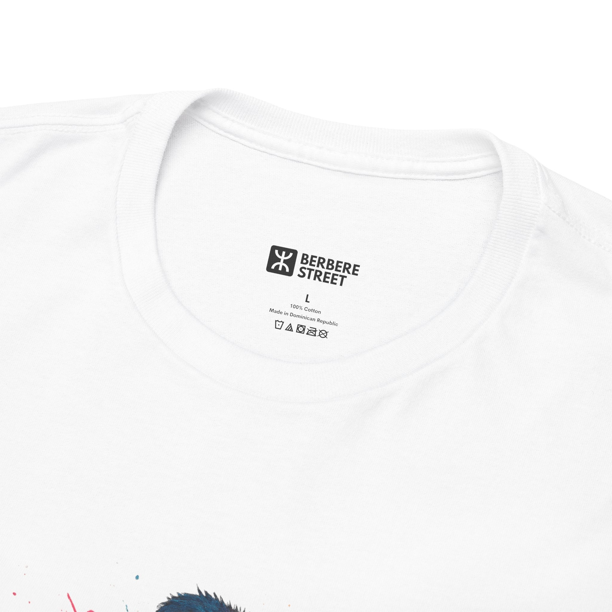 T-shirt Matoub Lounès sur Scène – Portrait Graffiti avec Mandole