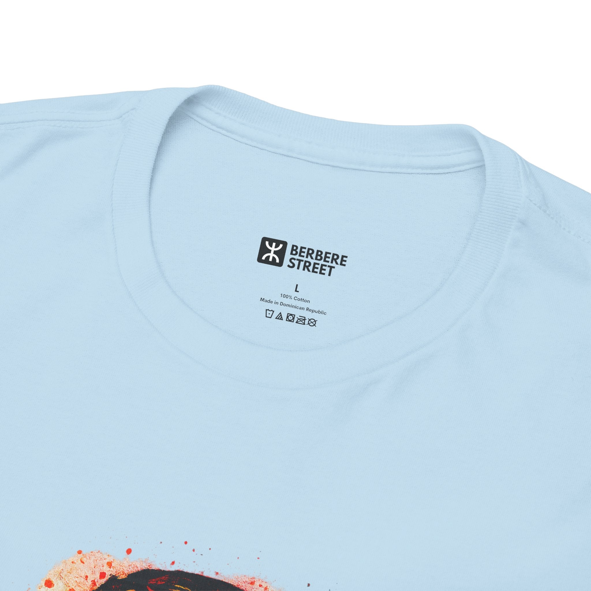 T-shirt Portrait Graffiti de M’hamed Issiakhem – Art & Streetwear Algérien