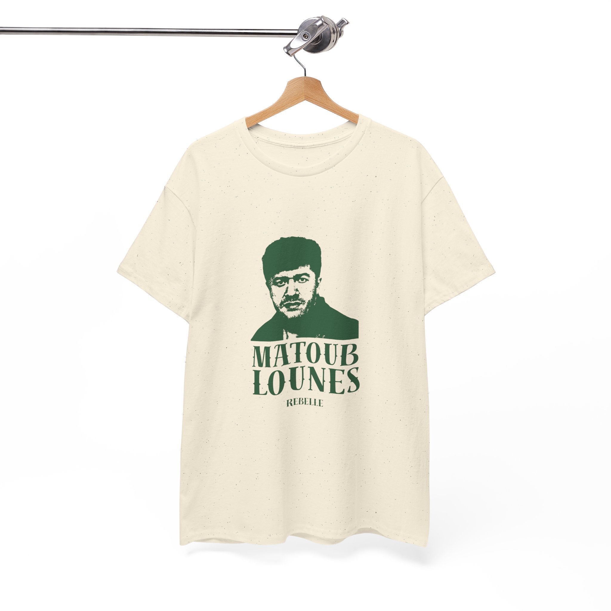 T-shirt Matoub Lounes “Rebelle” – Icône Berbère style Vintage
