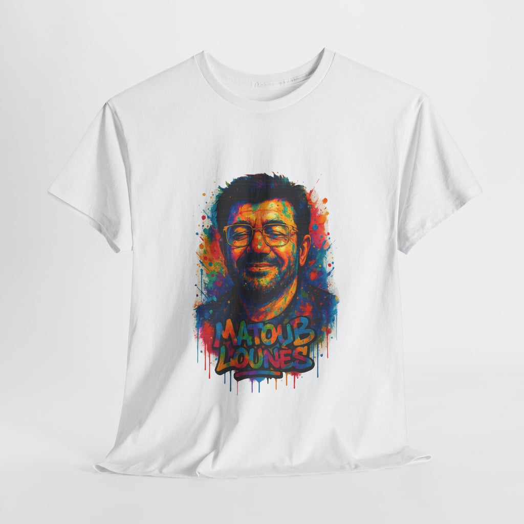 T-shirt Matoub Lounès – Portrait Graffiti Street Art Kabyle