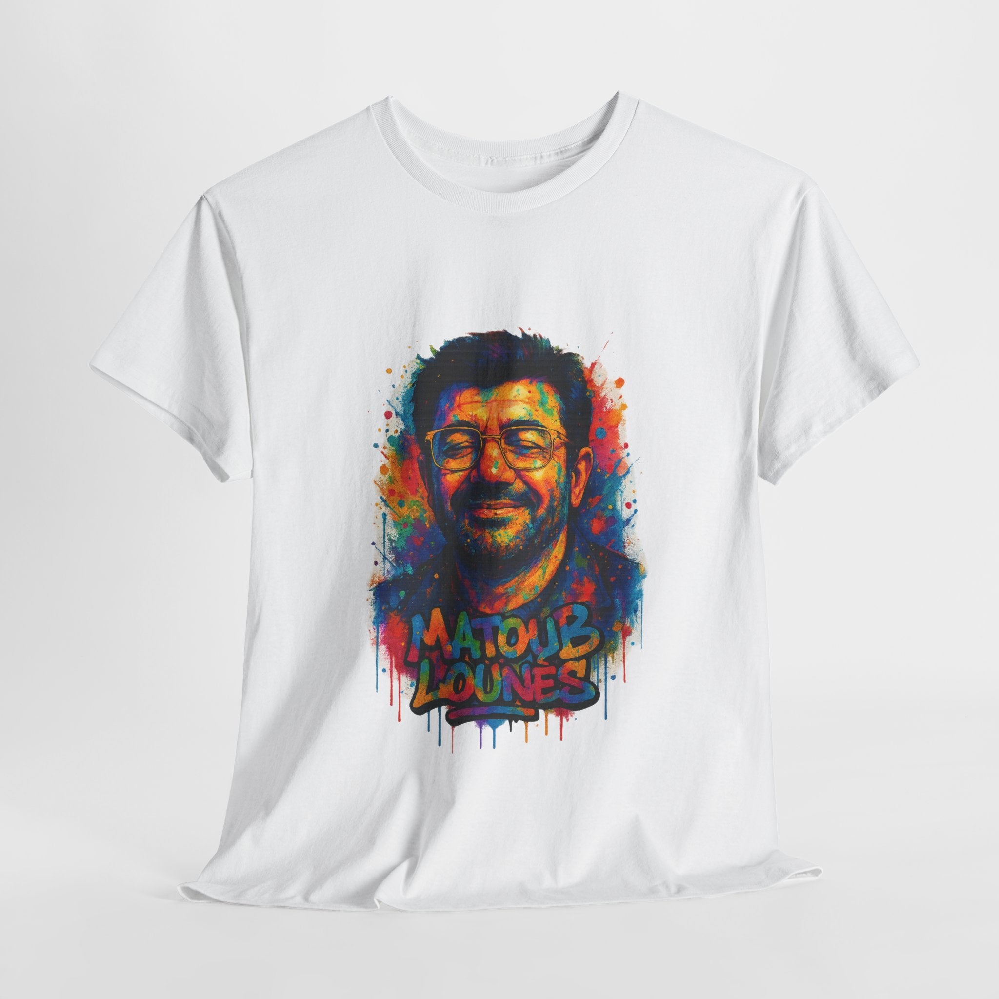 T-shirt Matoub Lounès – Portrait Graffiti Street Art Kabyle