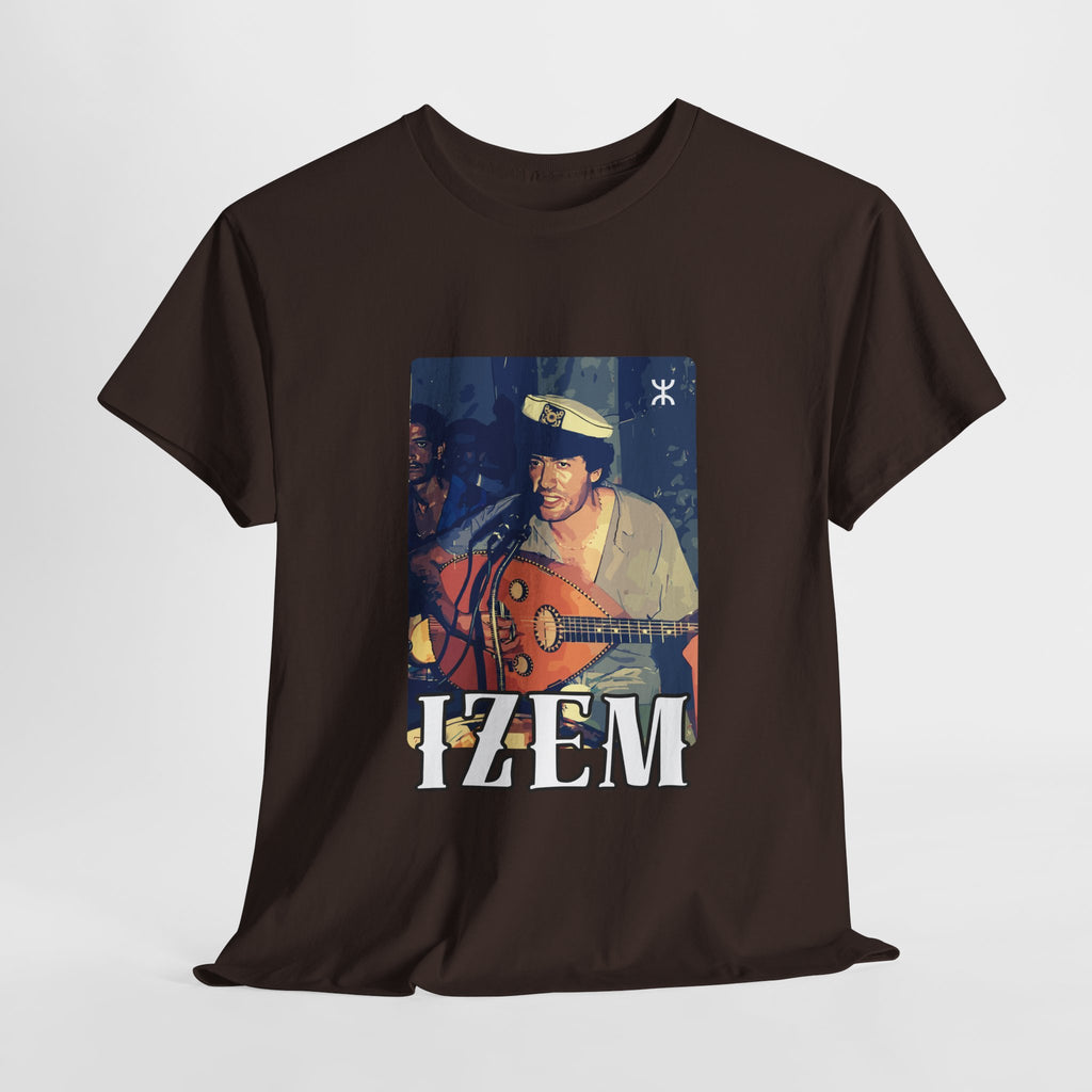 T-shirt Matoub Lounes – “IZEM” Lion Berbère – Icône Amazighe