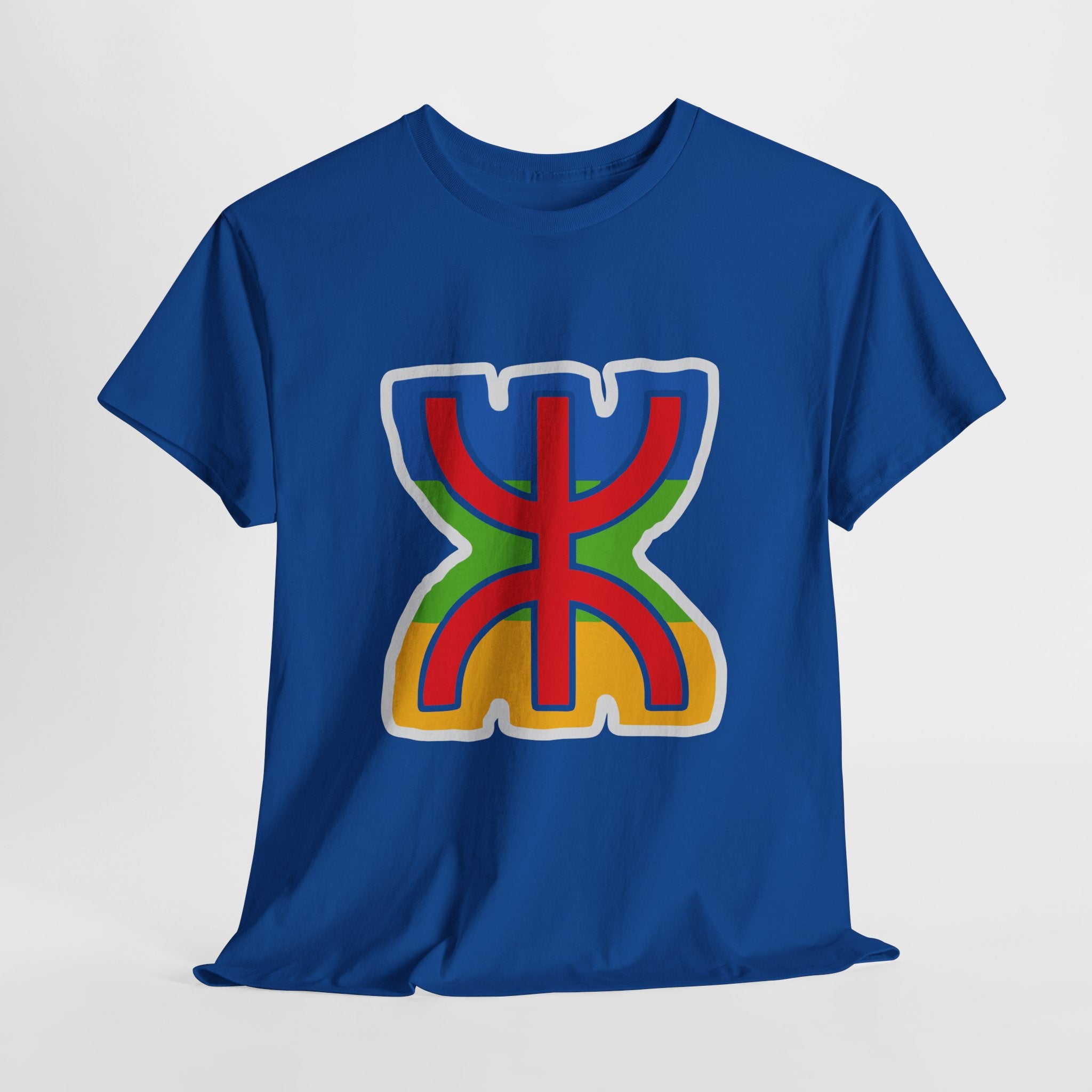 T-shirt Amazigh ⵣ aux couleurs du drapeau berbère – Streetwear Kabyle Unisexe