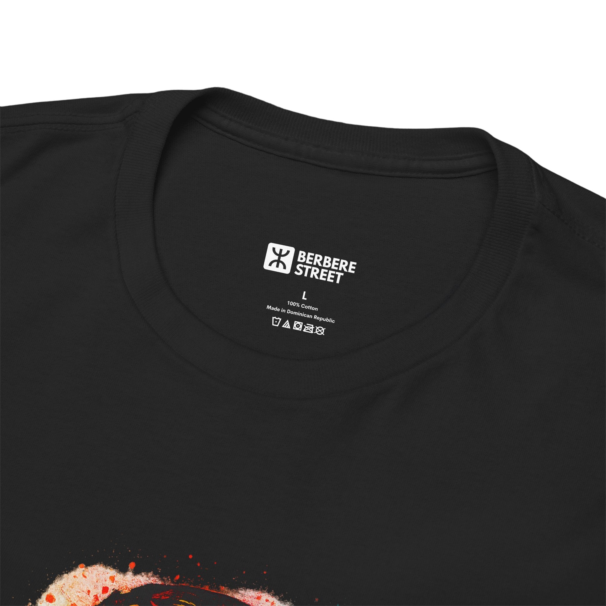 T-shirt Portrait Graffiti de M’hamed Issiakhem – Art & Streetwear Algérien