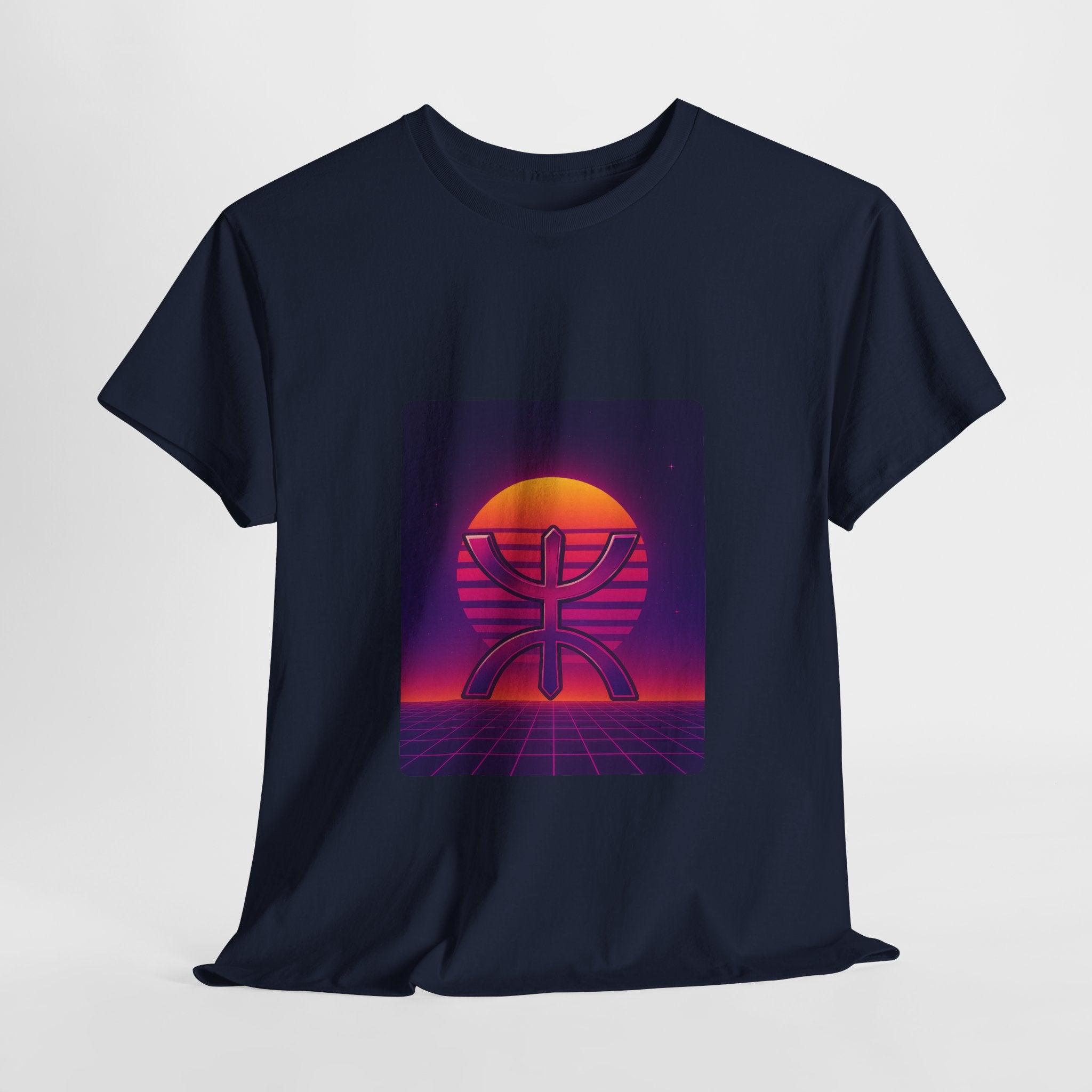 T-shirt Symbole Amazigh "Yaz" – Style Rétro Vintage | Identité Berbère