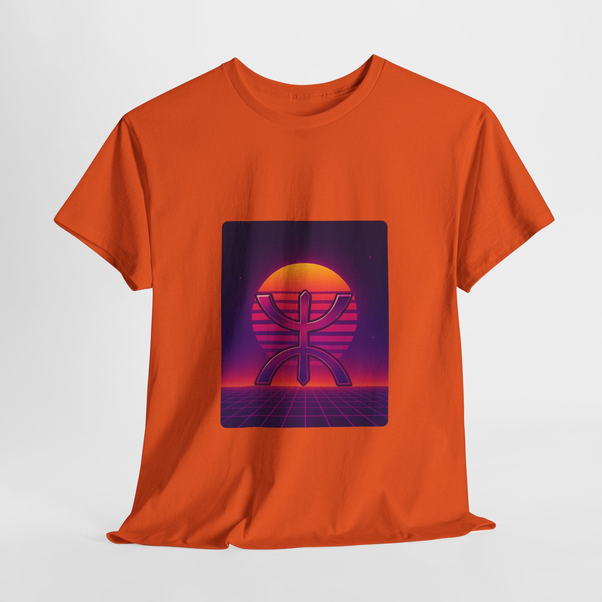 T-shirt Symbole Amazigh "Yaz" – Style Rétro Vintage | Identité Berbère