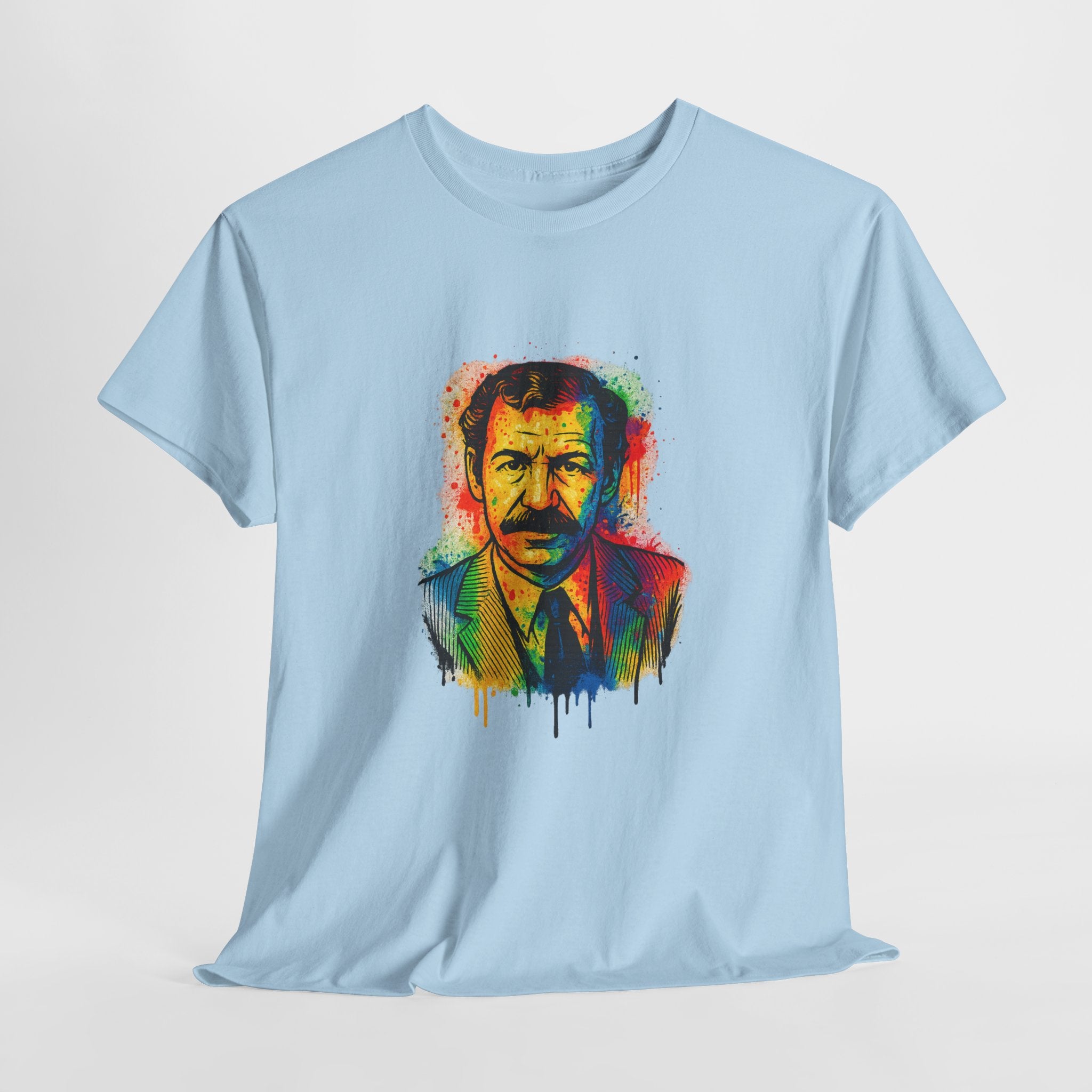 T-shirt Portrait Graffiti de M’hamed Issiakhem – Art & Streetwear Algérien