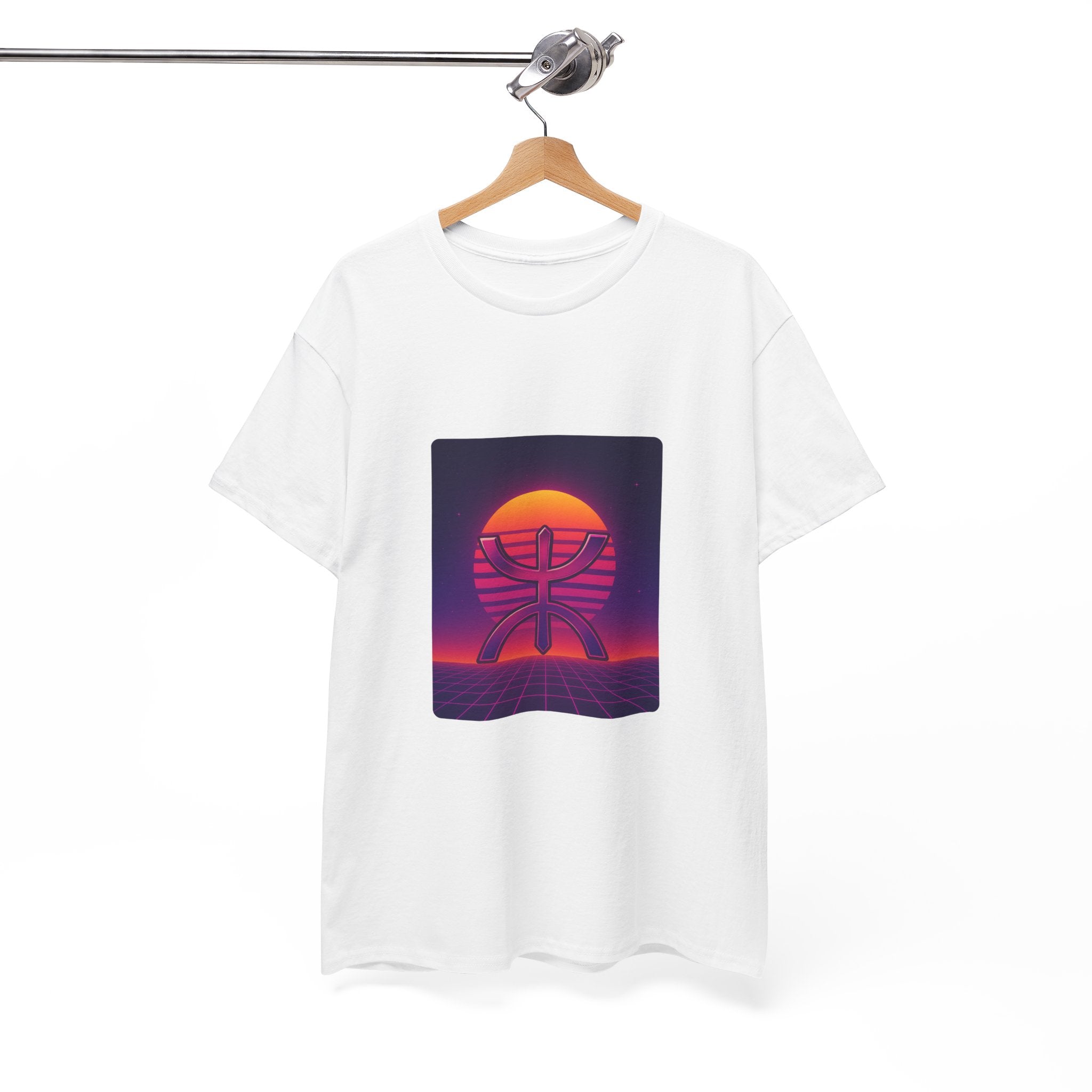 T-shirt Symbole Amazigh "Yaz" – Style Rétro Vintage | Identité Berbère