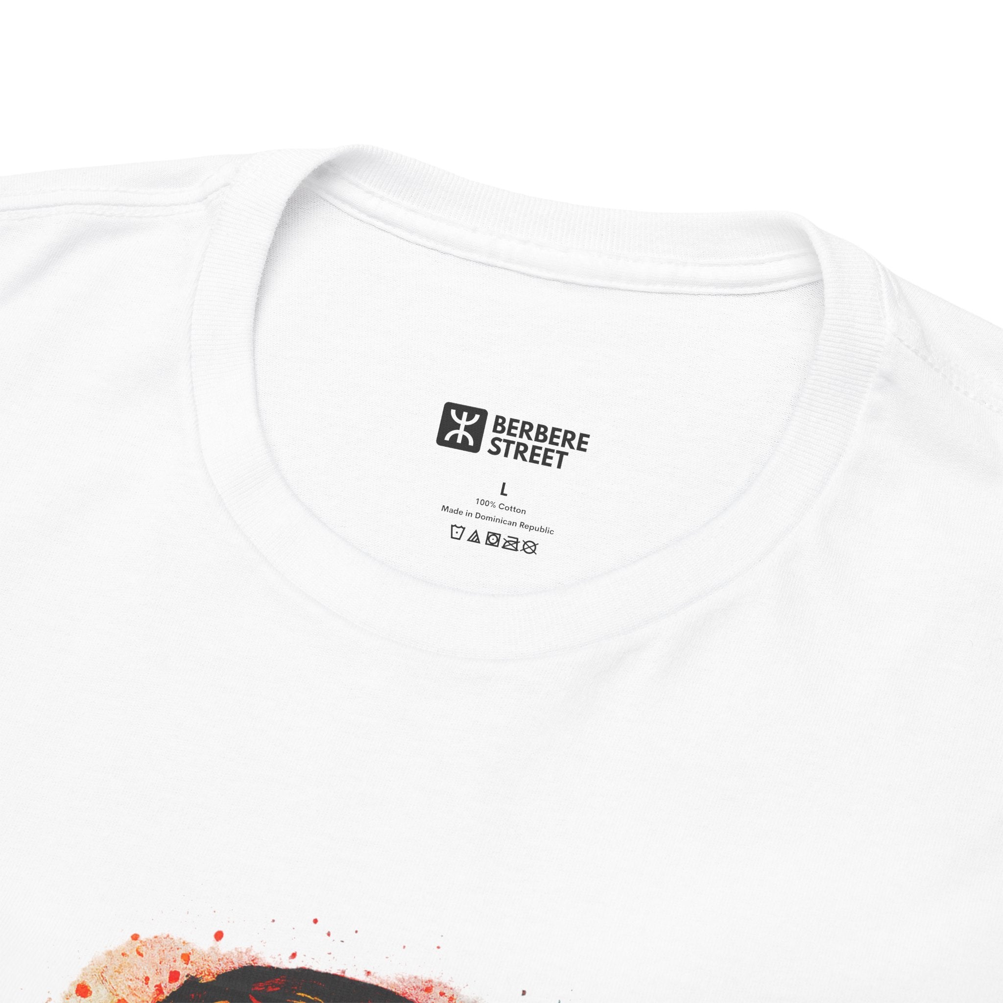 T-shirt Portrait Graffiti de M’hamed Issiakhem – Art & Streetwear Algérien
