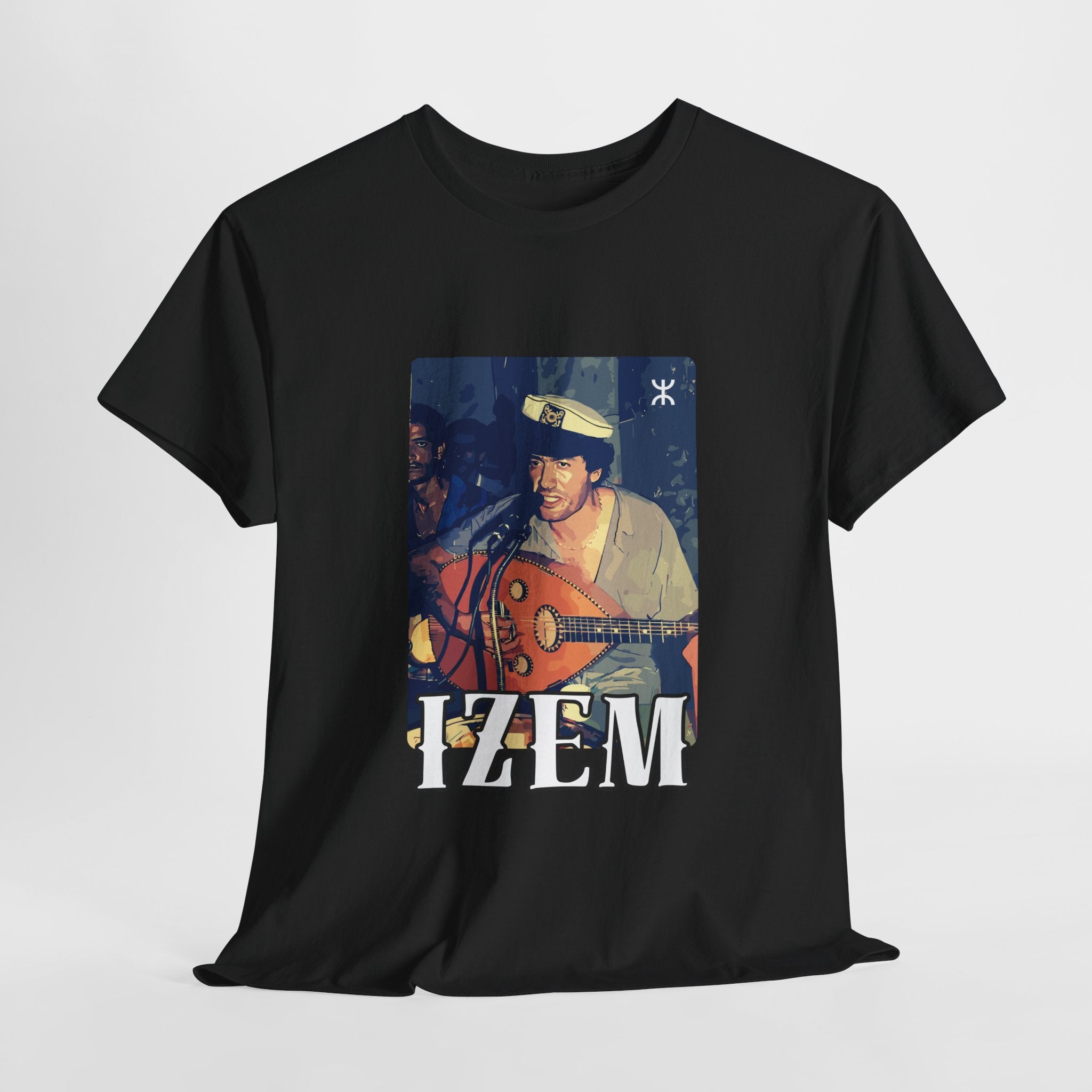 T-shirt Matoub Lounes – “IZEM” Lion Berbère – Icône Amazighe