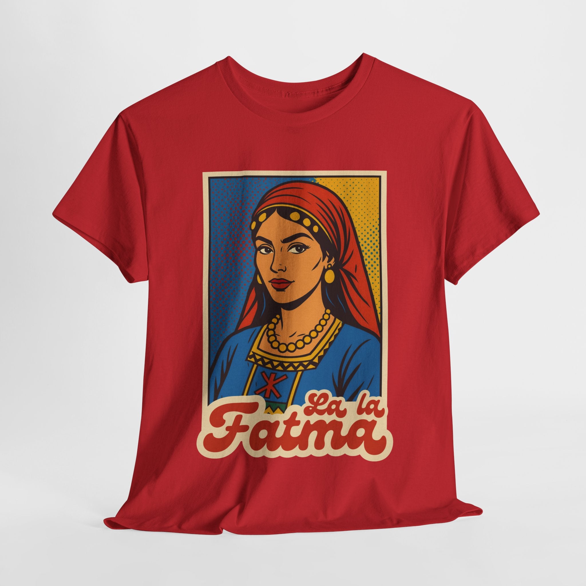 T-shirt Lalla Fatma N’Soumer – Héroïne Kabyle | Style Pop Art