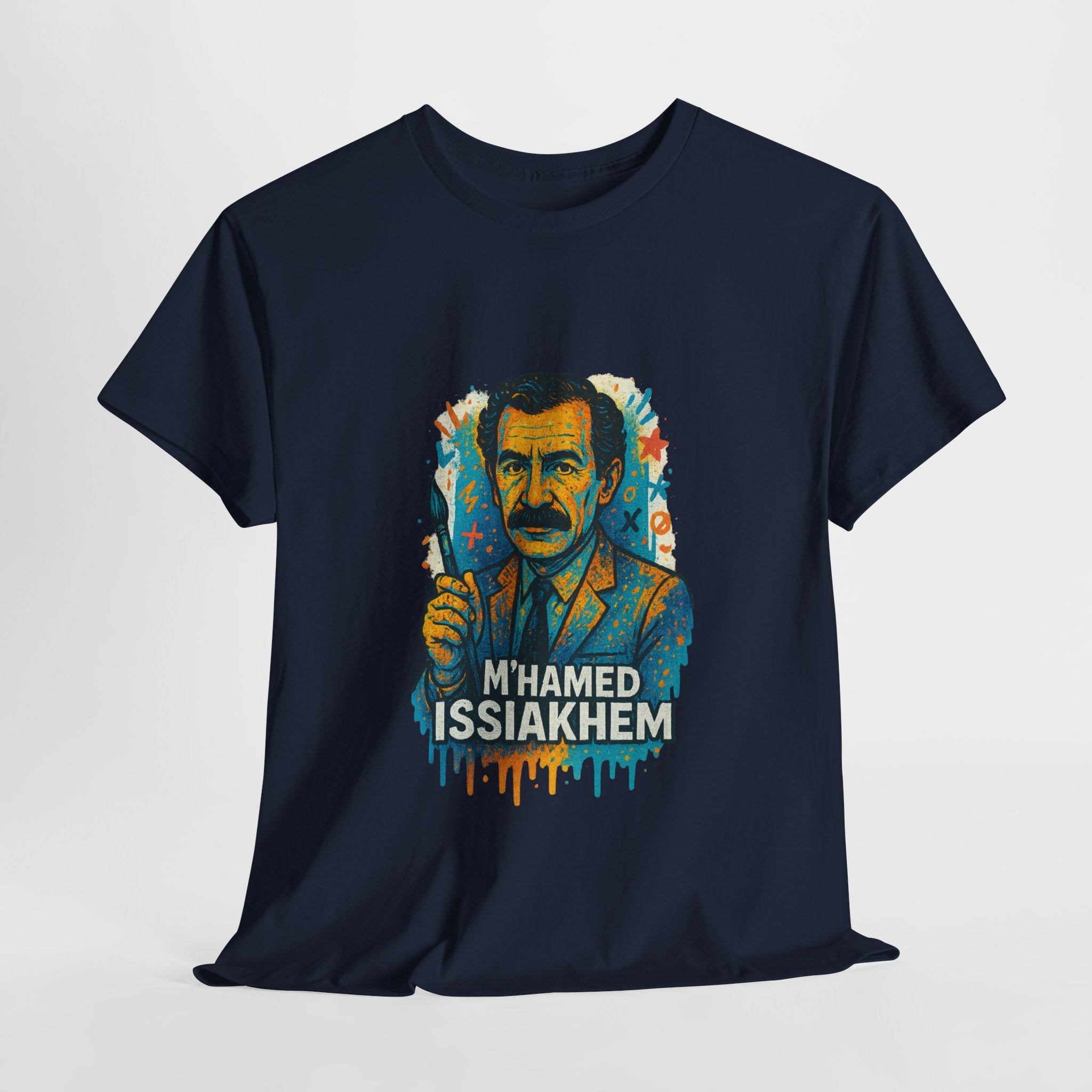 T-shirt Portrait M’hamed Issiakhem Graffiti – Art & Streetwear Algérien