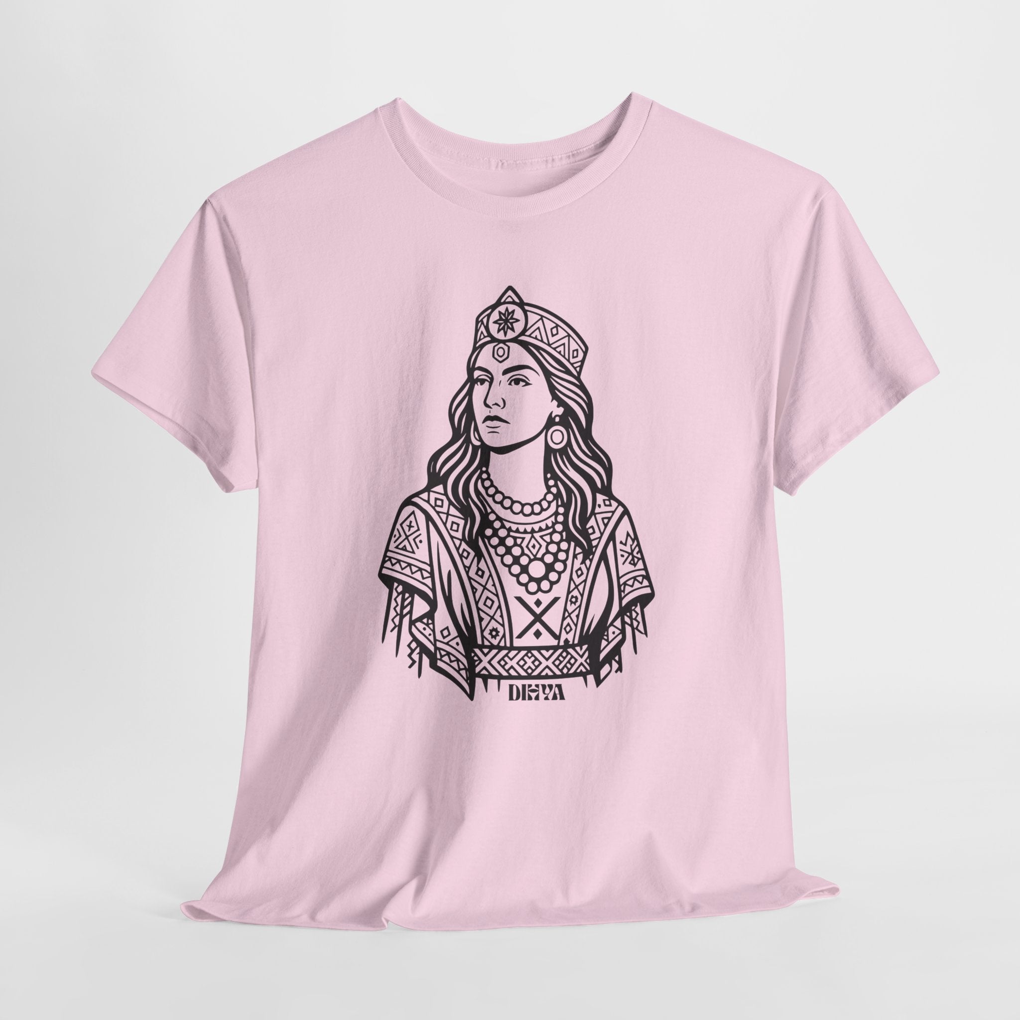 T-shirt Dihya – La Reine Guerrière Amazighe | Icône de la Résistance Kabyle