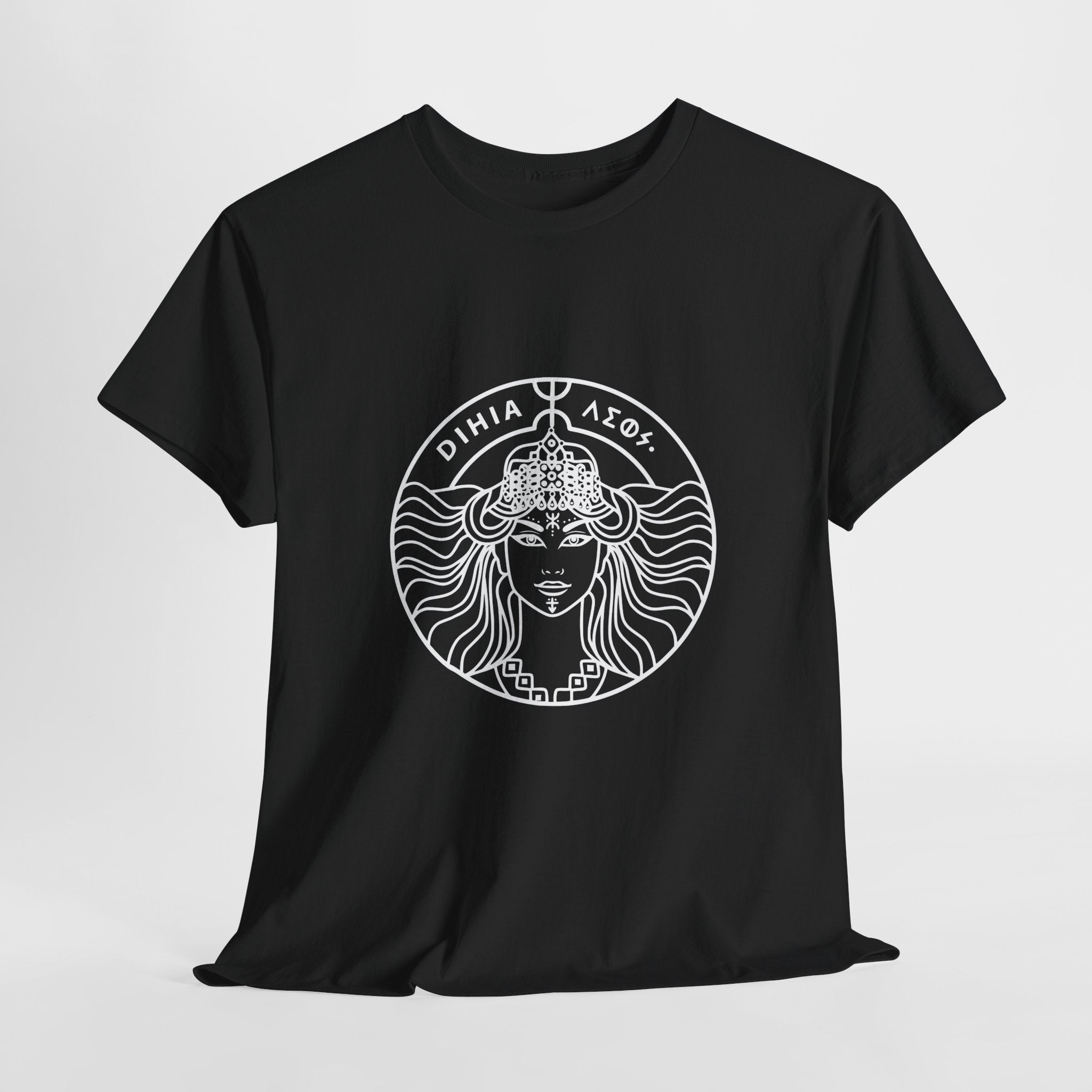 T-shirt Dihya Guerrière Berbère – Style Minimaliste Berbère