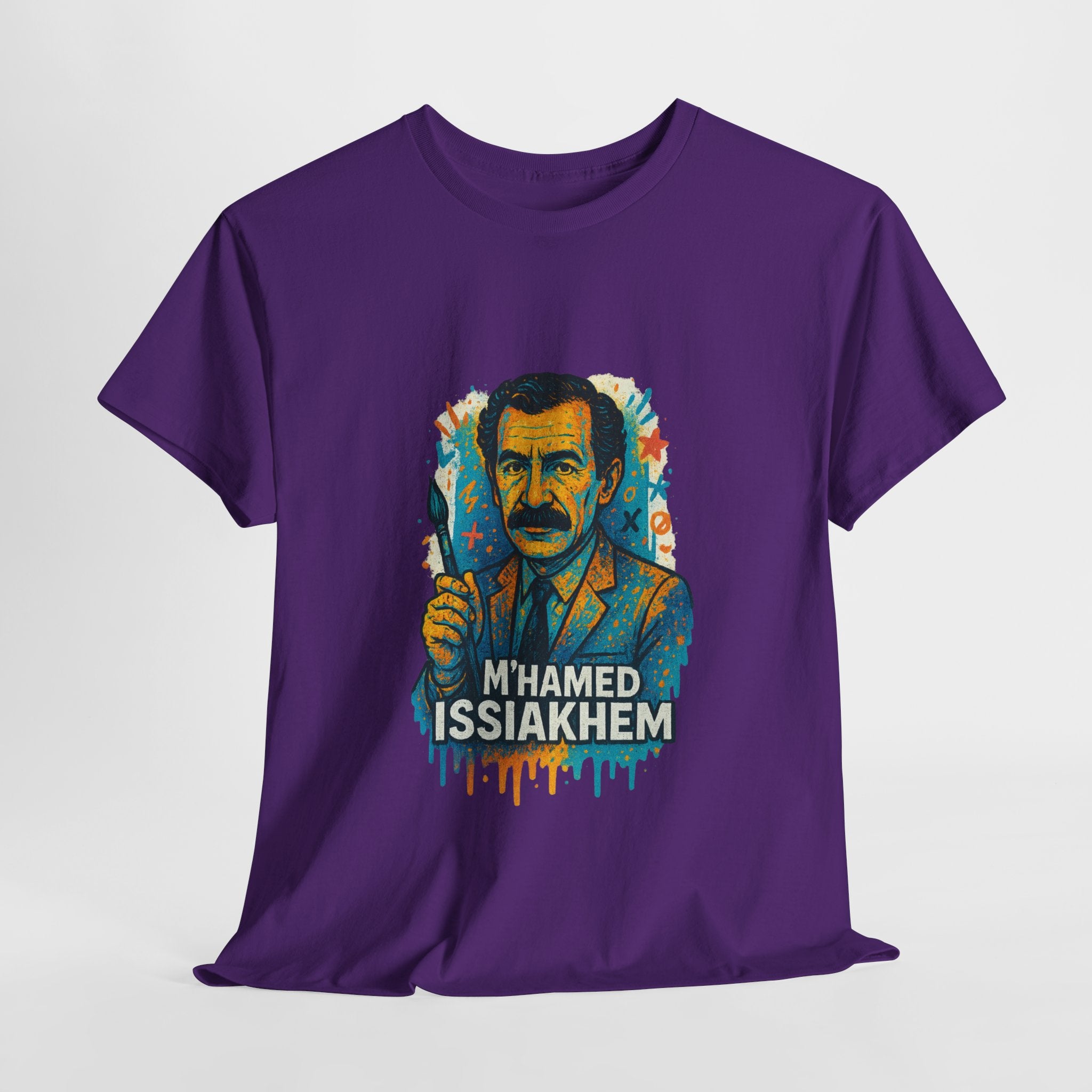T-shirt Portrait M’hamed Issiakhem Graffiti – Art & Streetwear Algérien