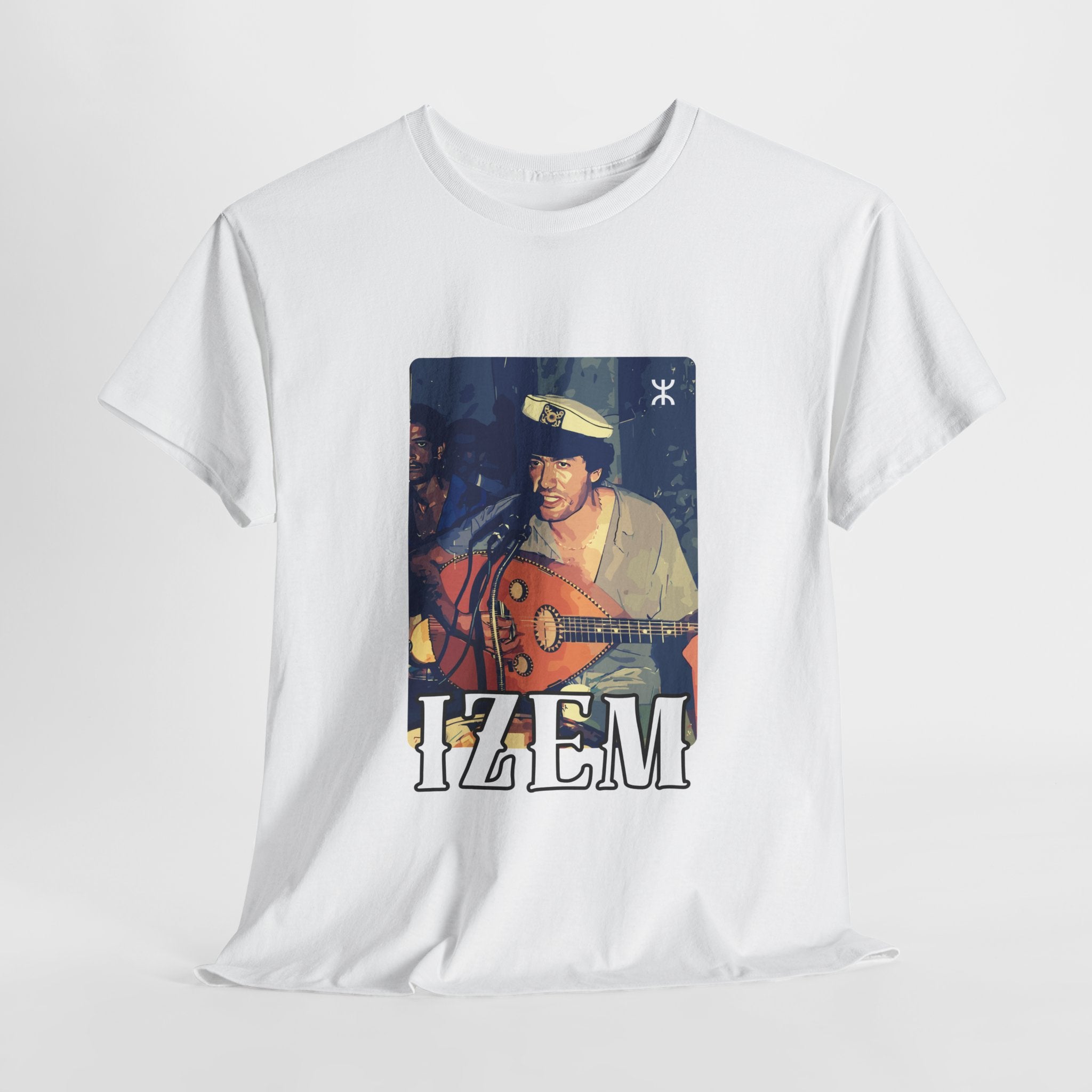 T-shirt Matoub Lounes – “IZEM” Lion Berbère – Icône Amazighe