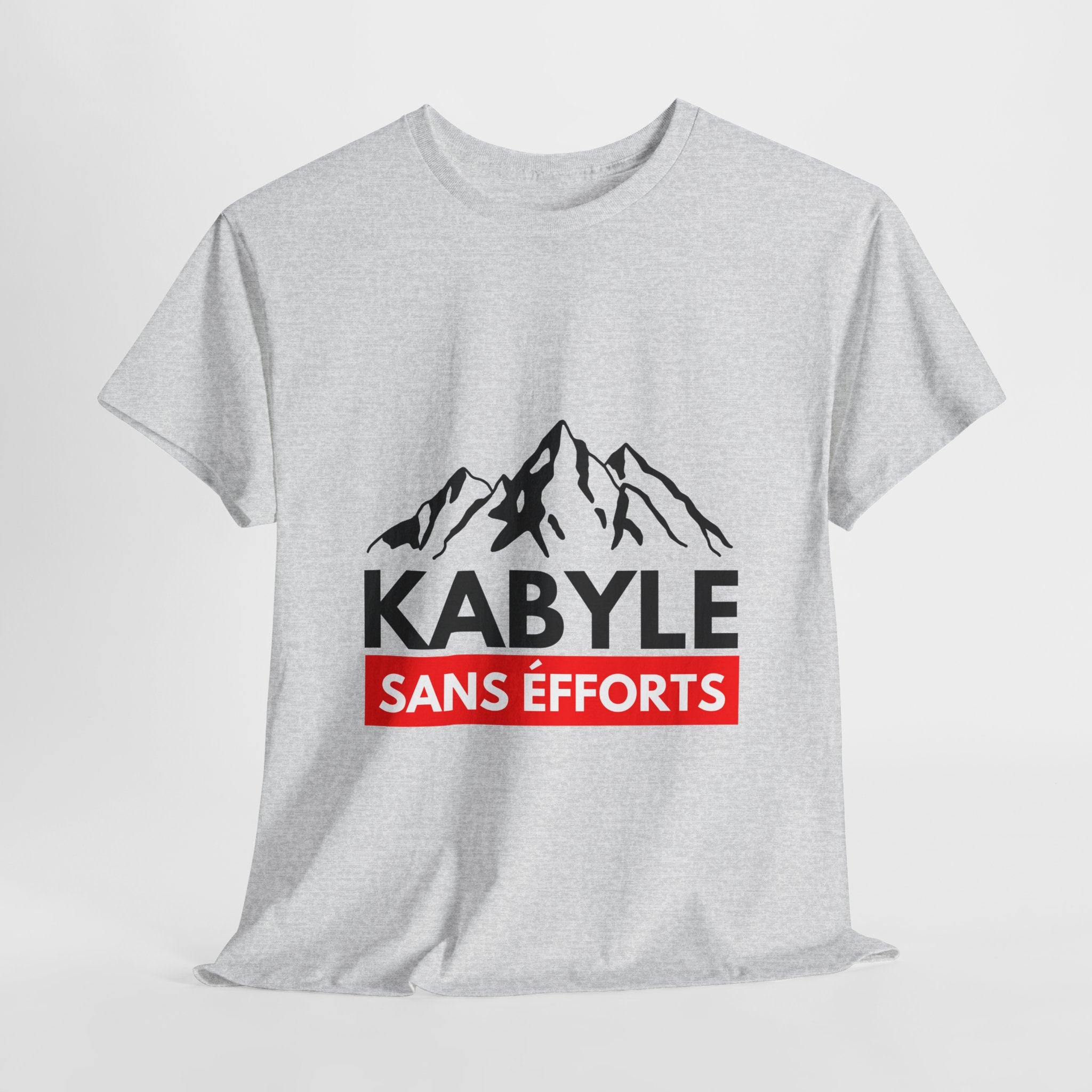 T-shirt «KABYLE SANS EFFORTS » – Fierté Amazighe, Style Décontracté
