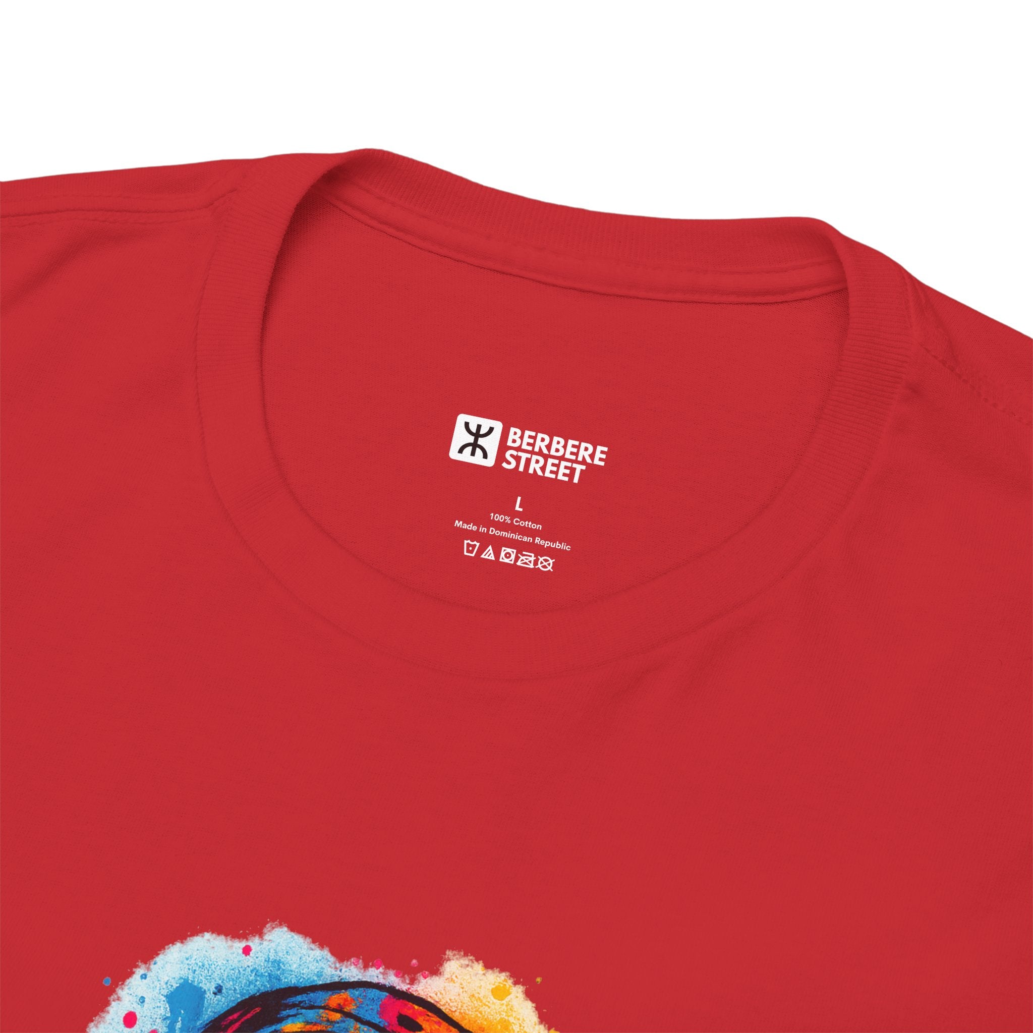 T-shirt Graffiti Lalla Fatma N’Soumer – Héroïne Kabyle et Amazighe