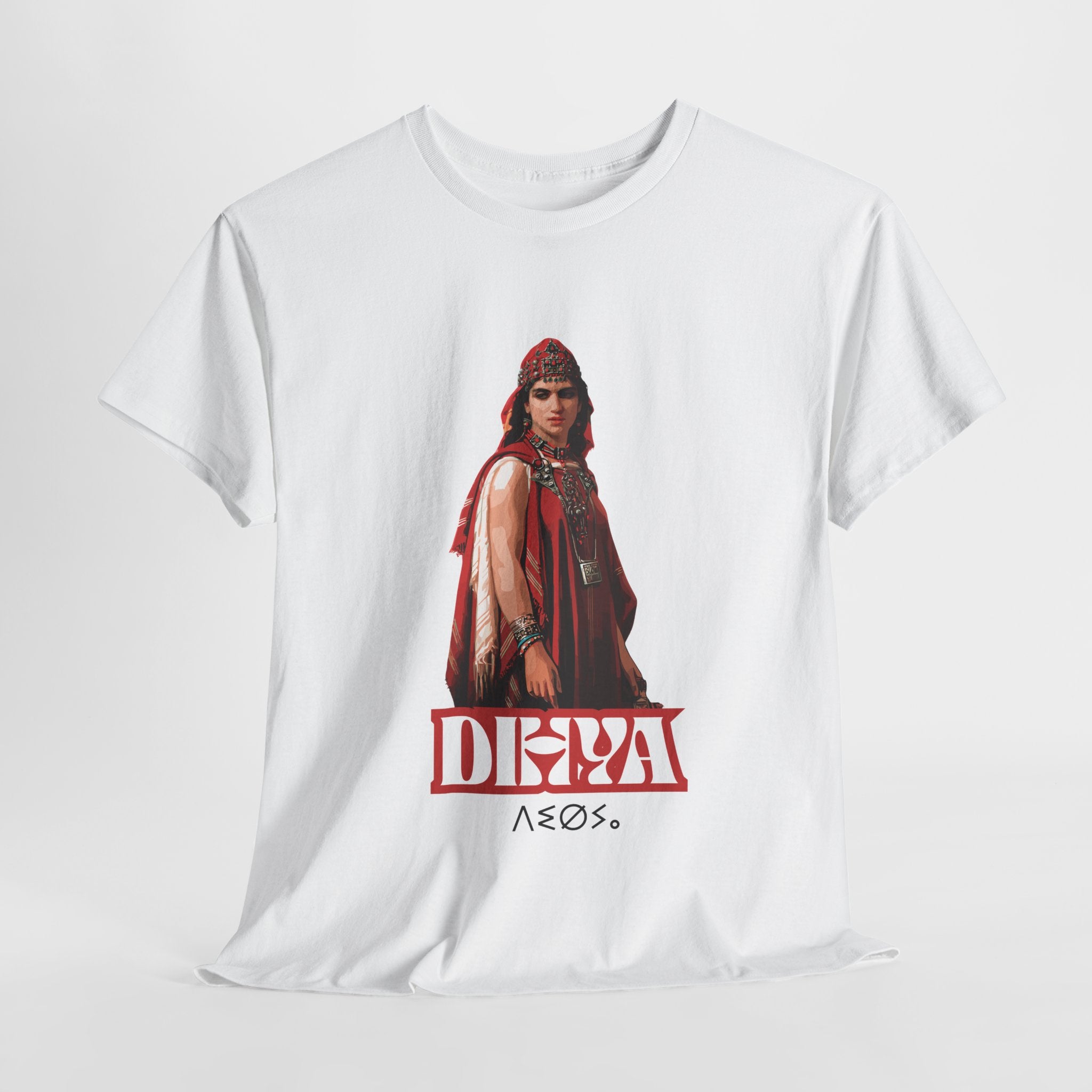 T-shirt Portrait de Dihya El Kahina – Guerrière Berbère Amazigh