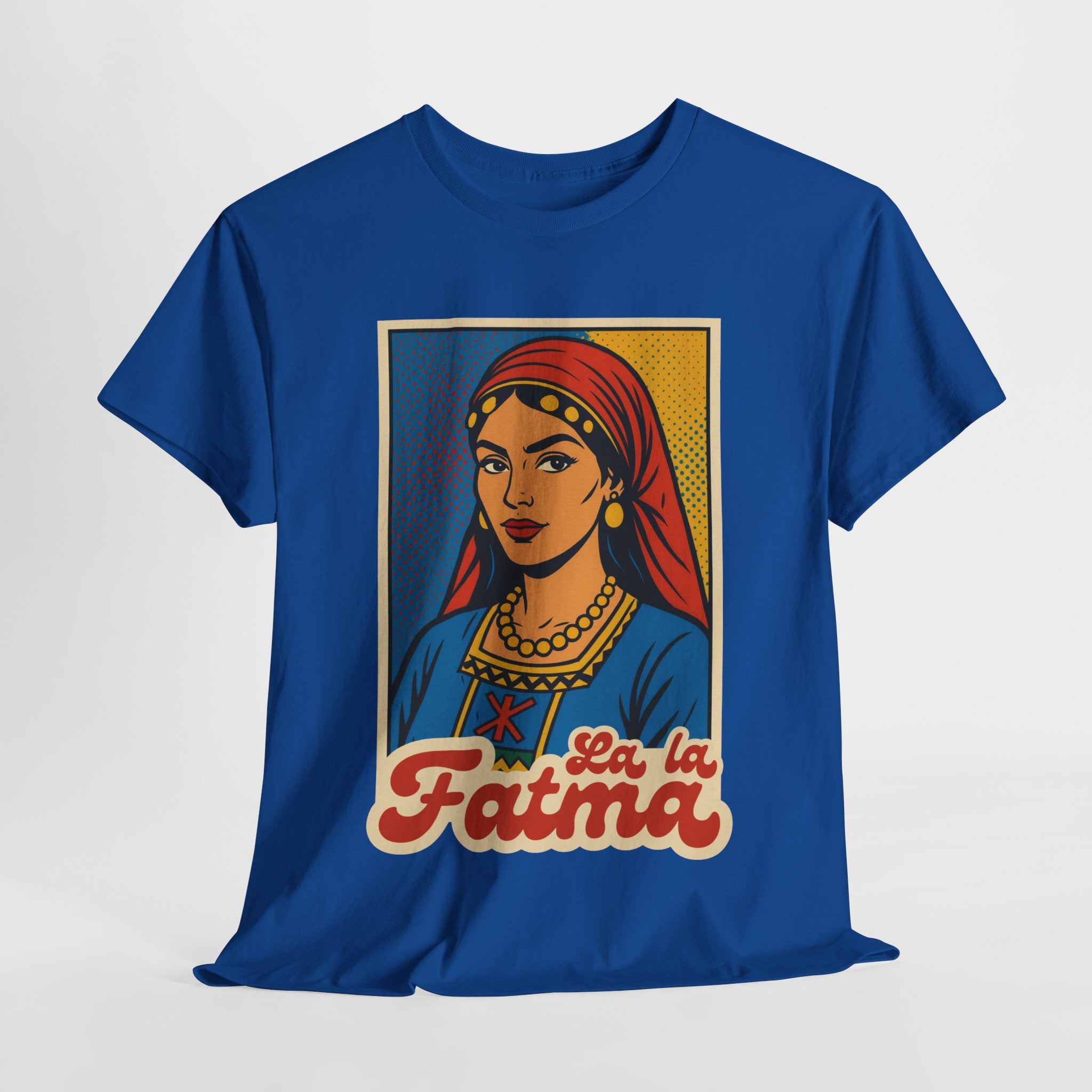 T-shirt Lalla Fatma N’Soumer – Héroïne Kabyle | Style Pop Art