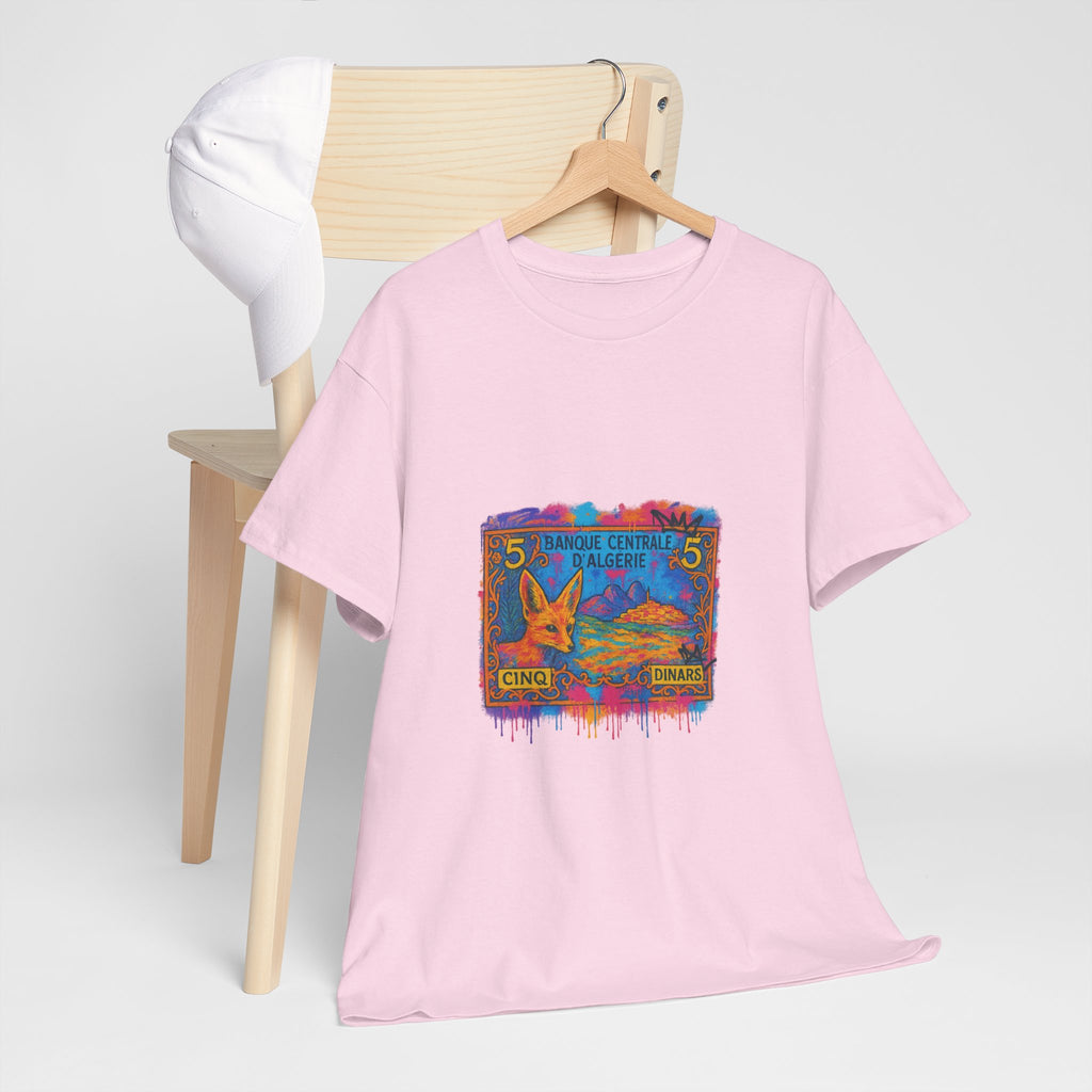 T-shirt Billet 5 Dinars Algérien – Illustration de M’hamed Issiakhem | Art & Culture Algérienne