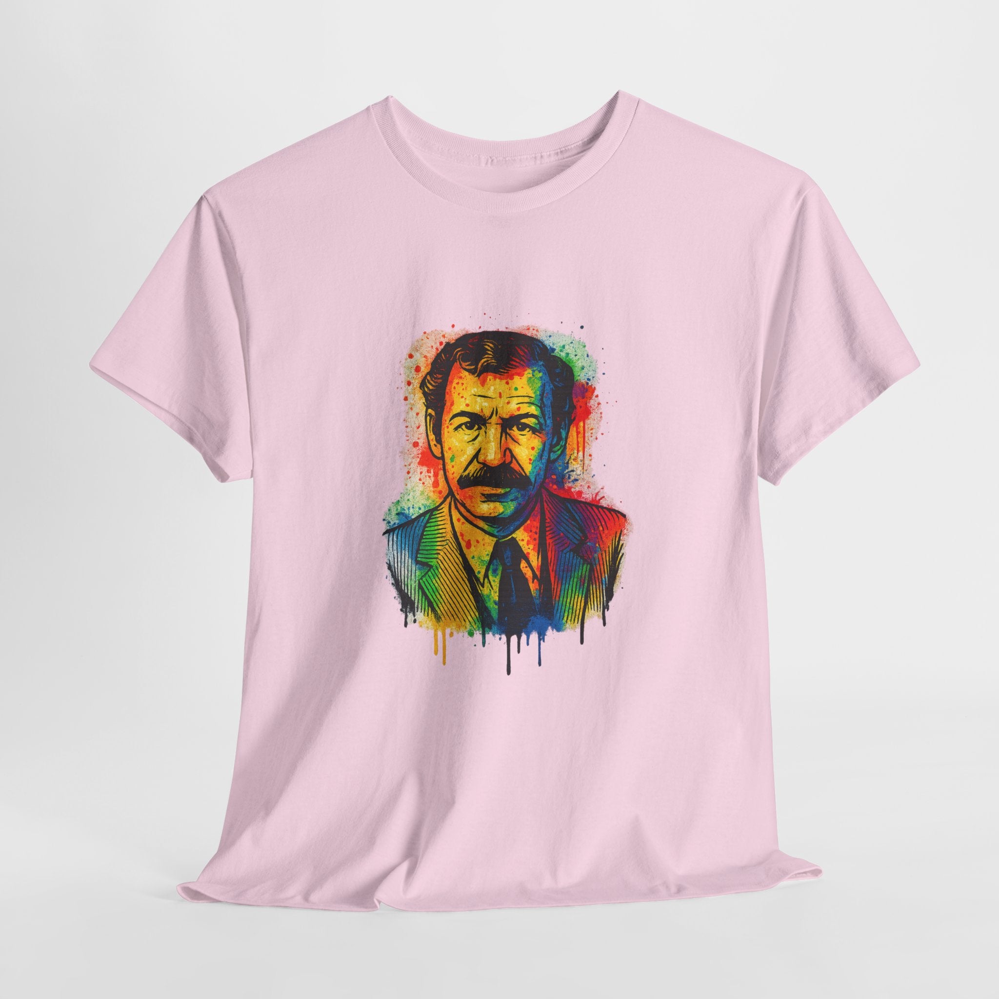 T-shirt Portrait Graffiti de M’hamed Issiakhem – Art & Streetwear Algérien