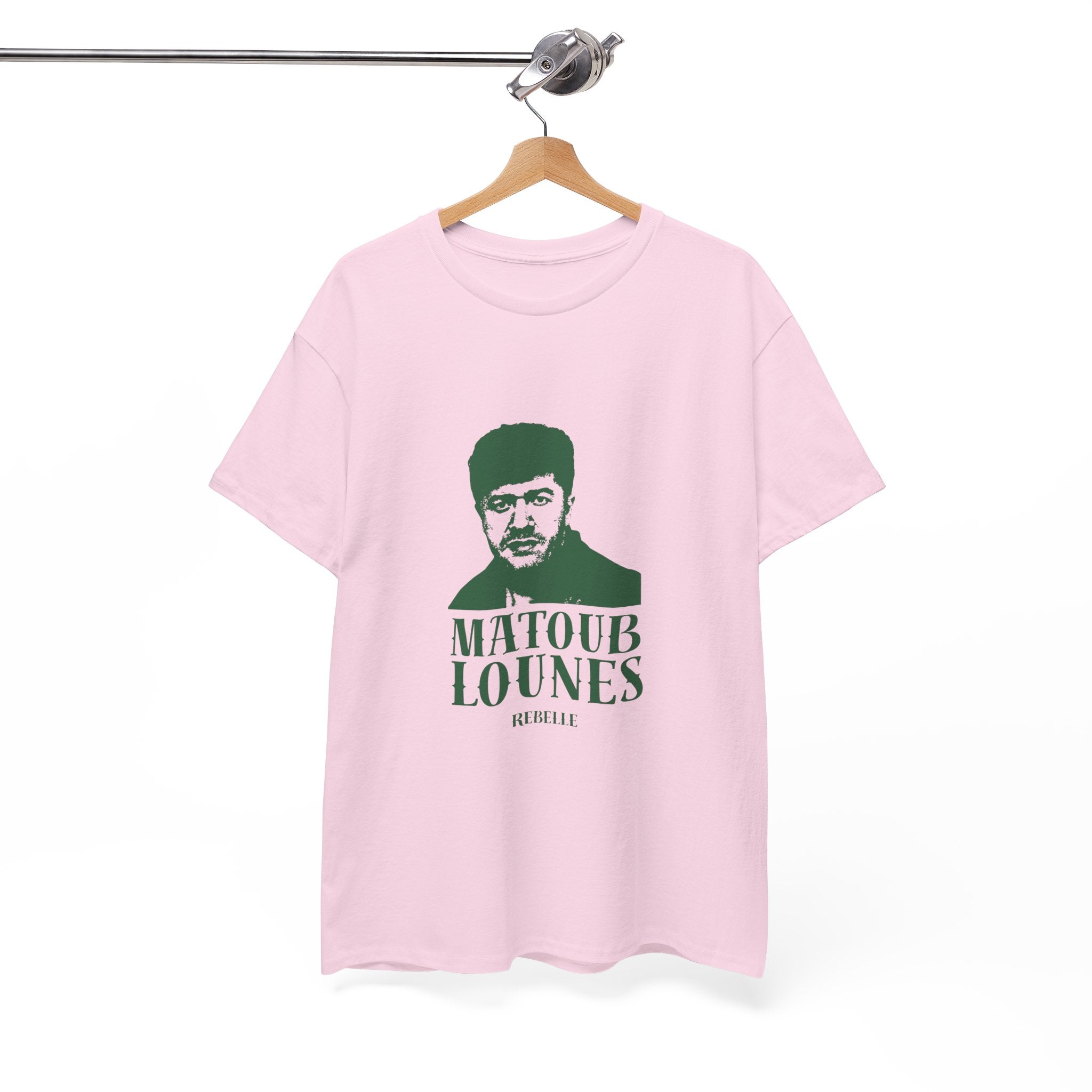 T-shirt Matoub Lounes “Rebelle” – Icône Berbère style Vintage