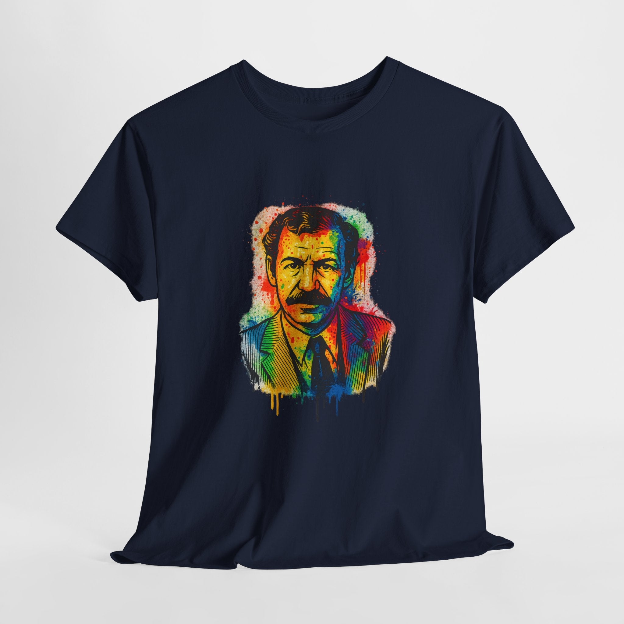 T-shirt Portrait Graffiti de M’hamed Issiakhem – Art & Streetwear Algérien