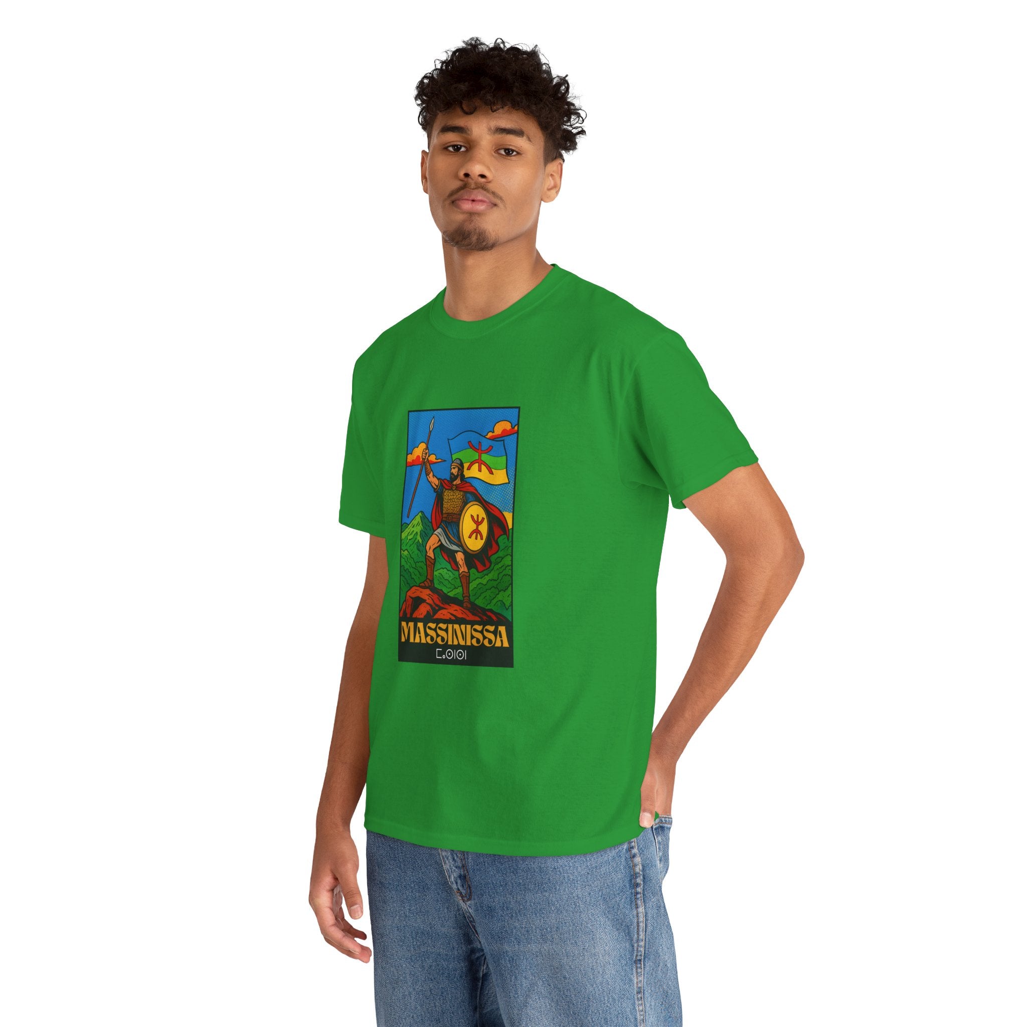 T-shirt Massinissa dans les Montagnes Kabyles – Histoire et Fierté