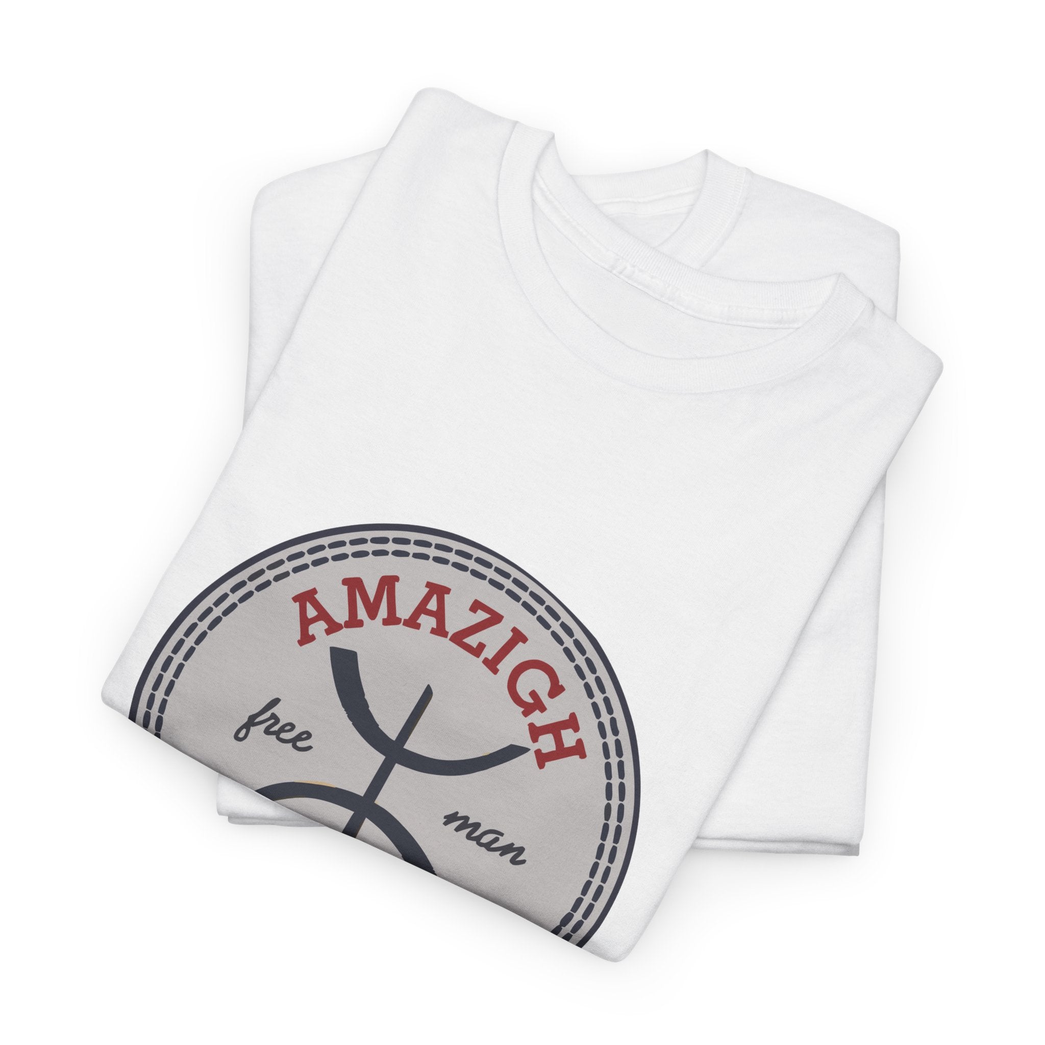 Amazigh All Star Unisex Heavy Cotton Tee, Casual Wear, Unique Graphic T-Shirt, Gift for Friends, Everyday Style, Festival Apparel
