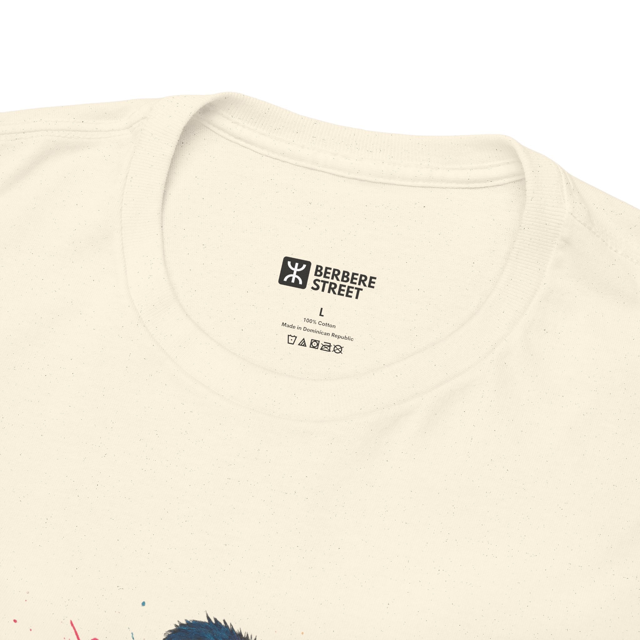 T-shirt Matoub Lounès sur Scène – Portrait Graffiti avec Mandole