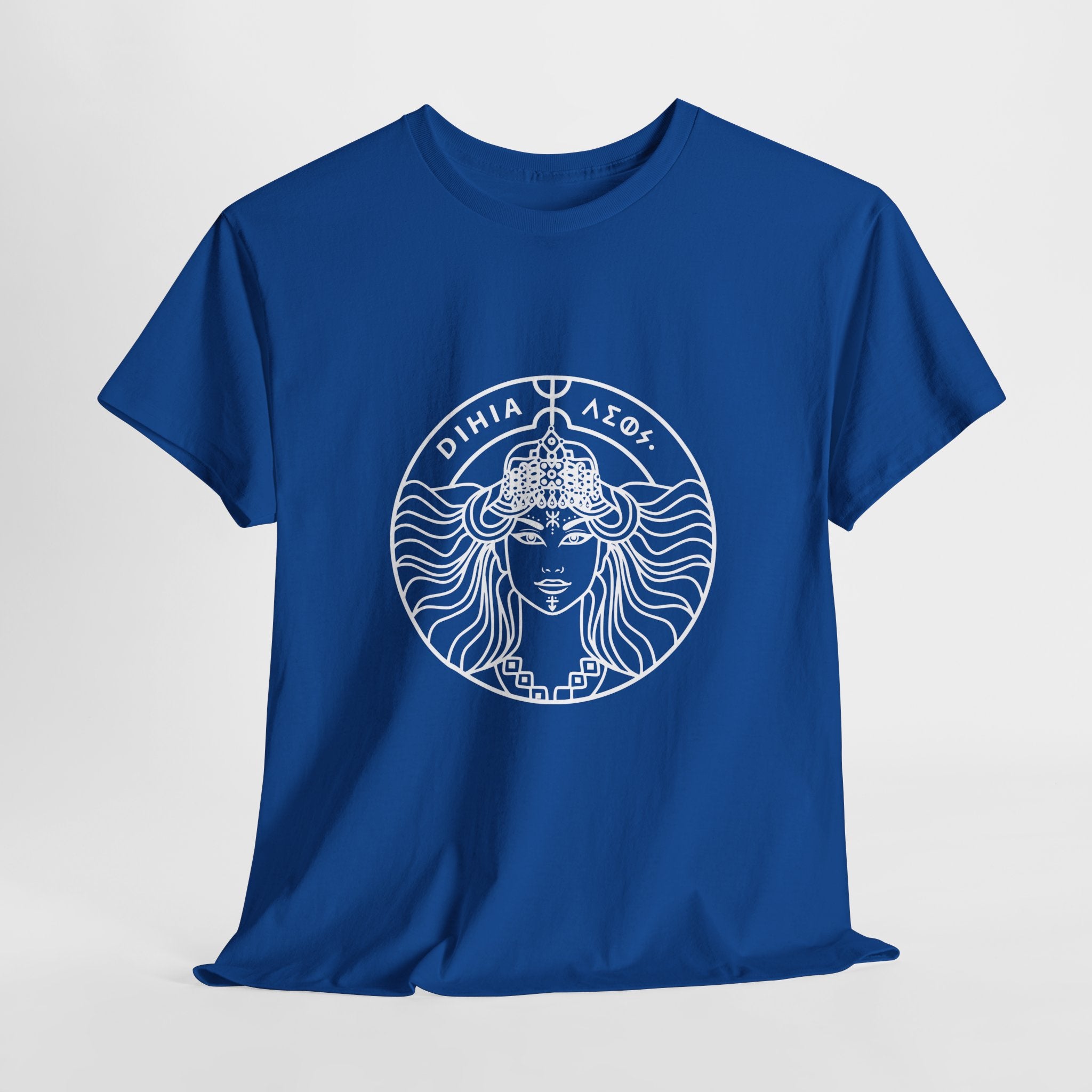 T-shirt Dihya Guerrière Berbère – Style Minimaliste Berbère