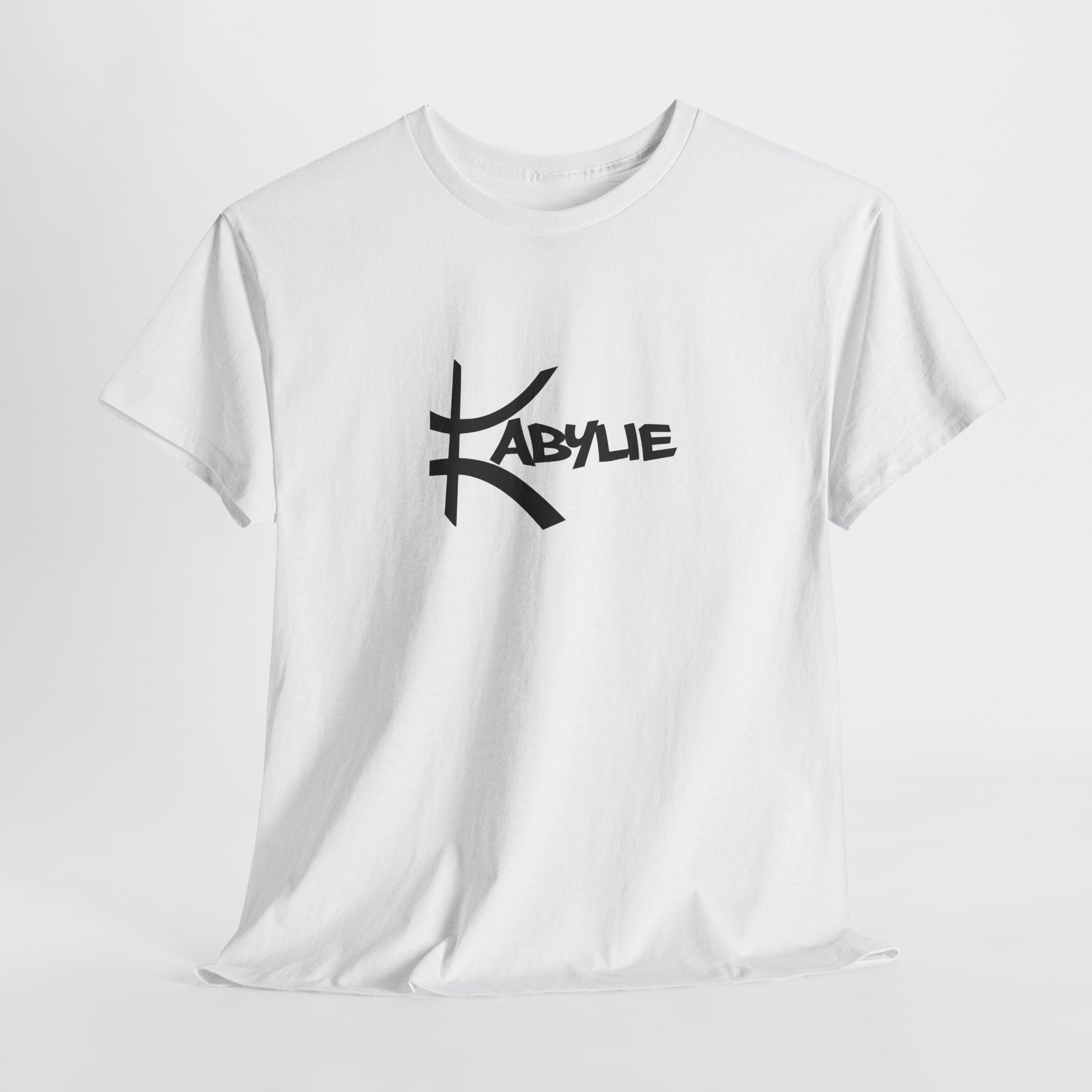 T-shirt Culture Berbère – Mot “Kabyle” avec Symbole Yaz