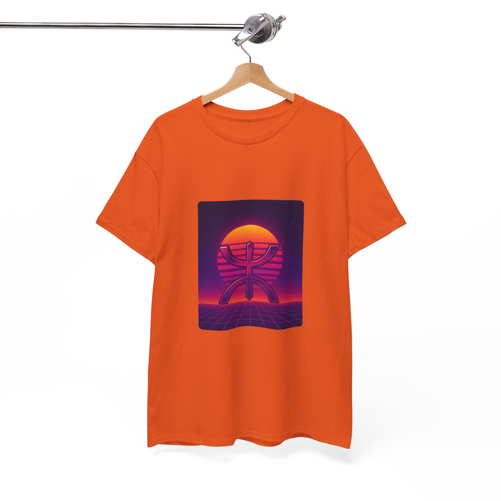 T-shirt Symbole Amazigh "Yaz" – Style Rétro Vintage | Identité Berbère