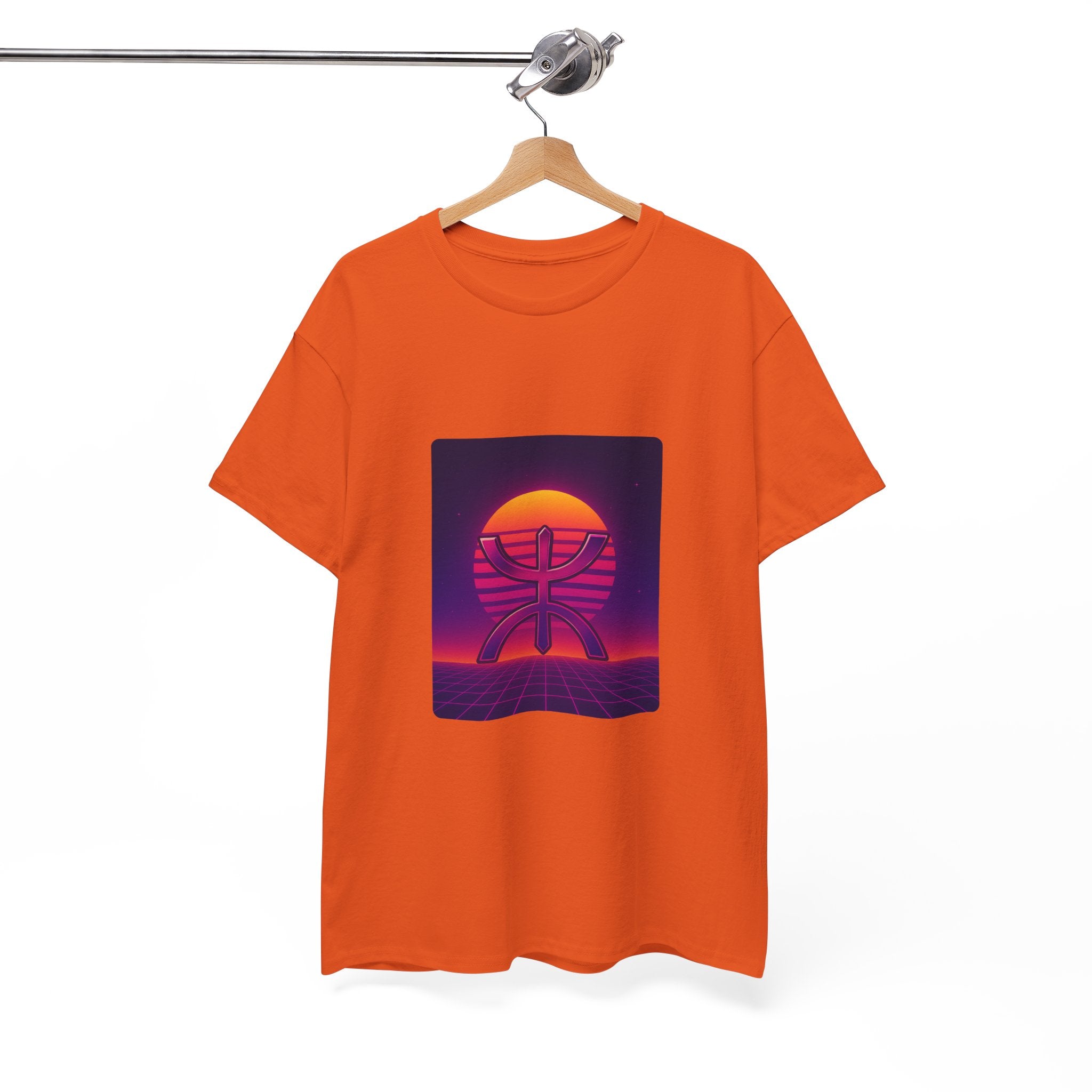 T-shirt Symbole Amazigh "Yaz" – Style Rétro Vintage | Identité Berbère