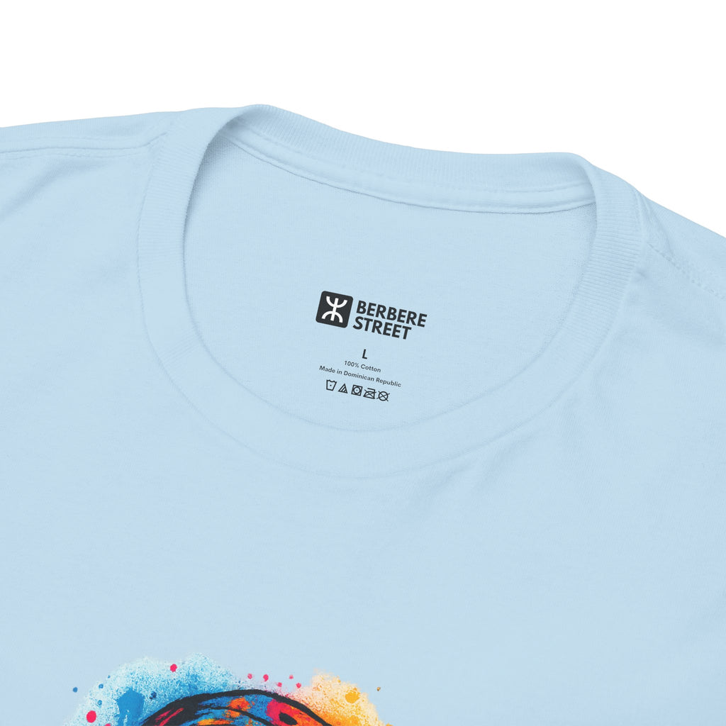 T-shirt Graffiti Lalla Fatma N’Soumer – Héroïne Kabyle et Amazighe