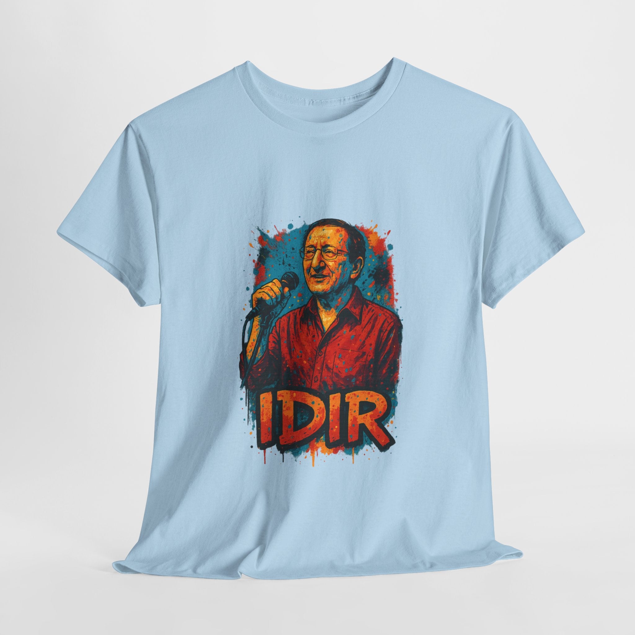 T-shirt Idir sur Scène – Portrait Graffiti Street Art Kabyle