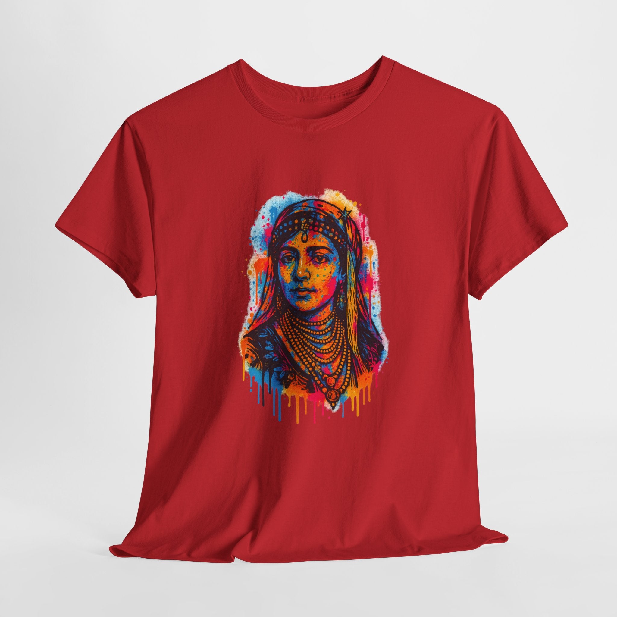 T-shirt Graffiti Lalla Fatma N’Soumer – Héroïne Kabyle et Amazighe