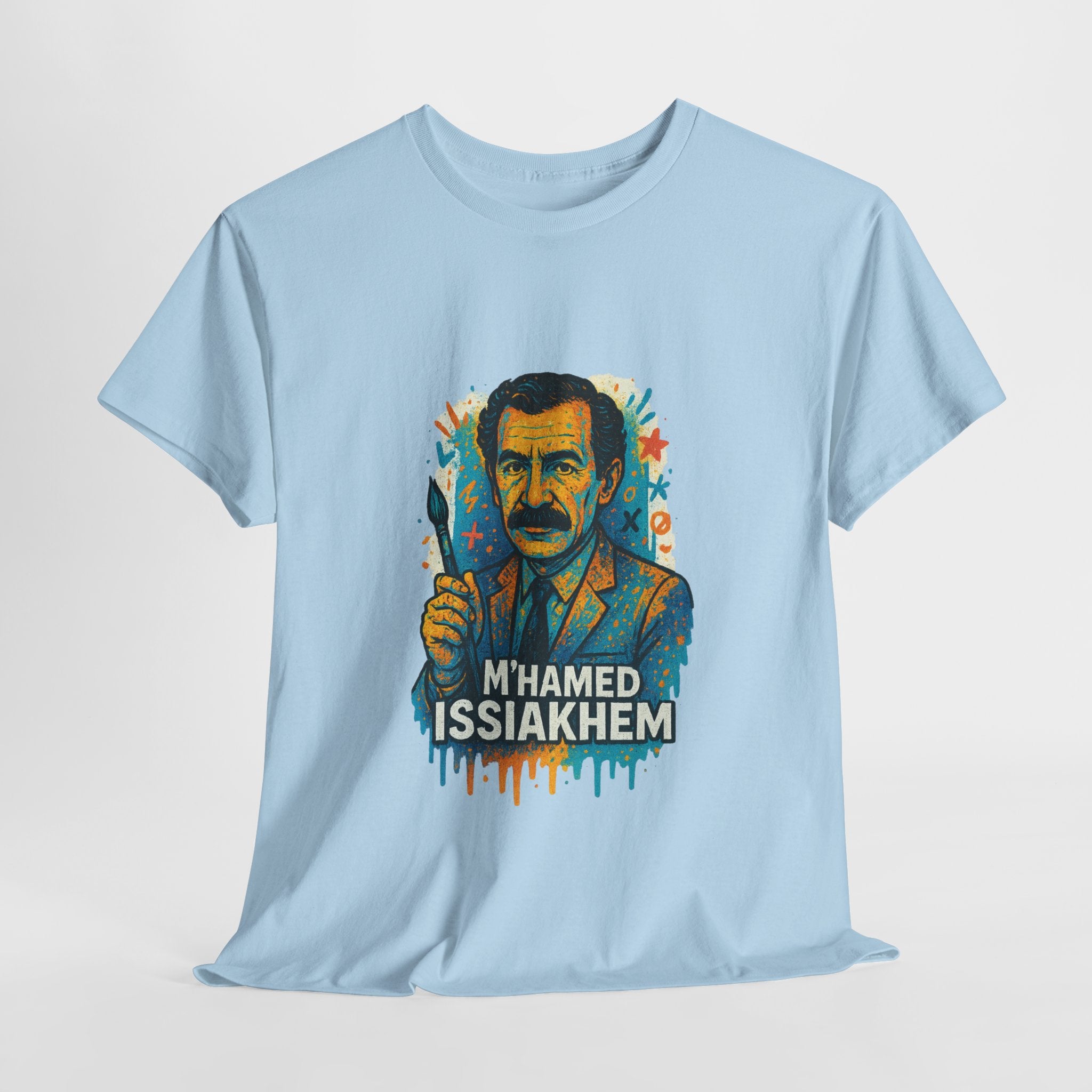 T-shirt Portrait M’hamed Issiakhem Graffiti – Art & Streetwear Algérien