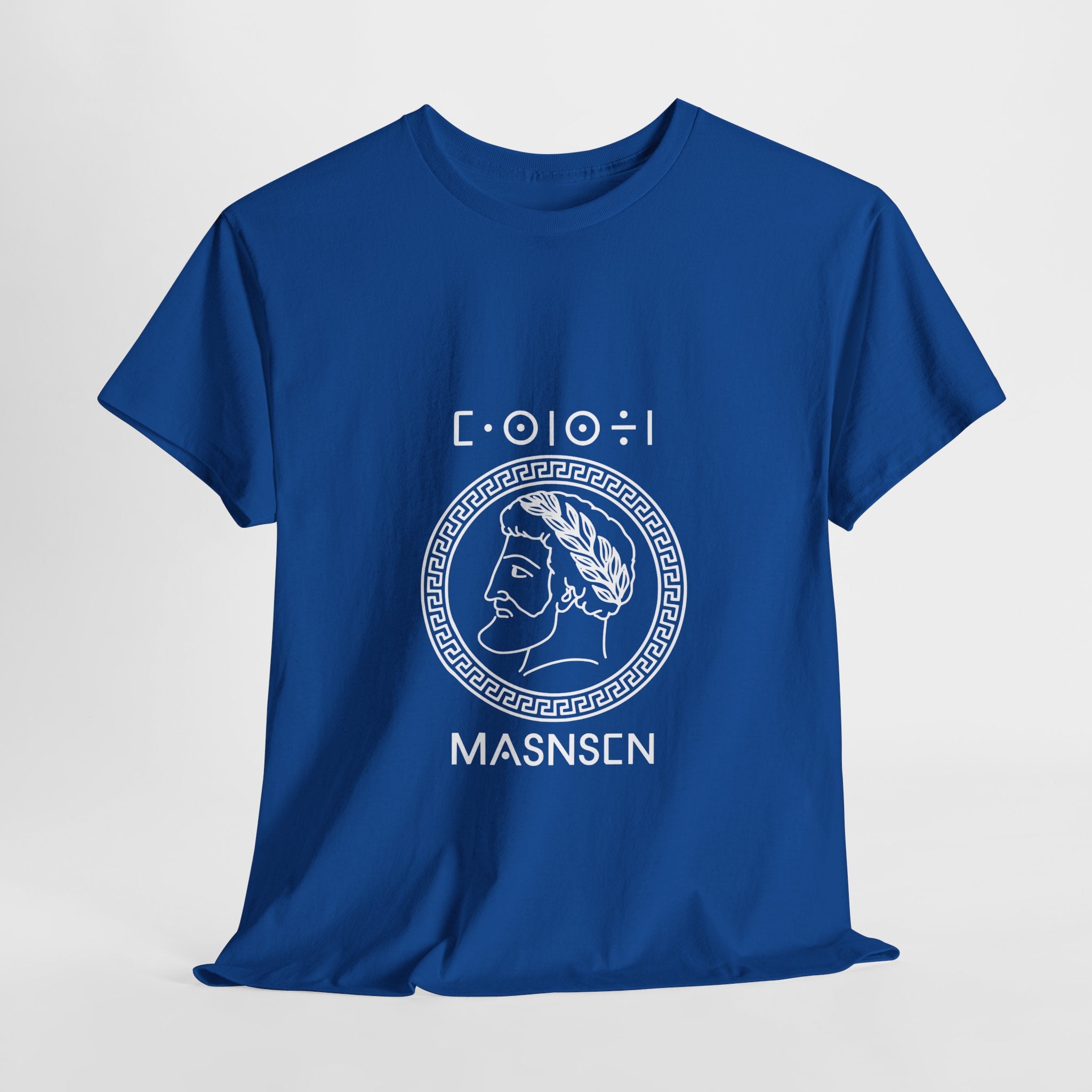 T-shirt Massinissa (Masnsen) – Roi Amazigh en Latin & Tifinagh