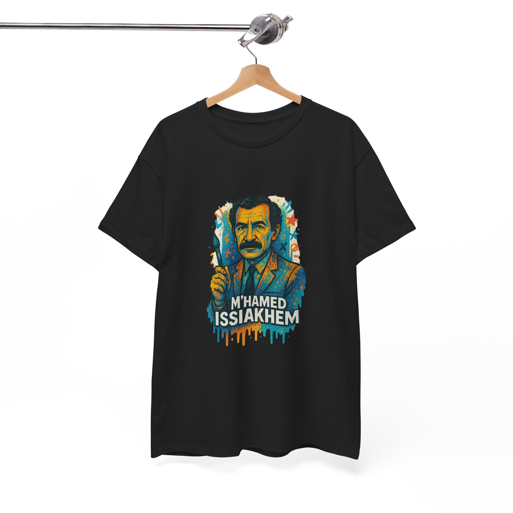 T-shirt Portrait M’hamed Issiakhem Graffiti – Art & Streetwear Algérien