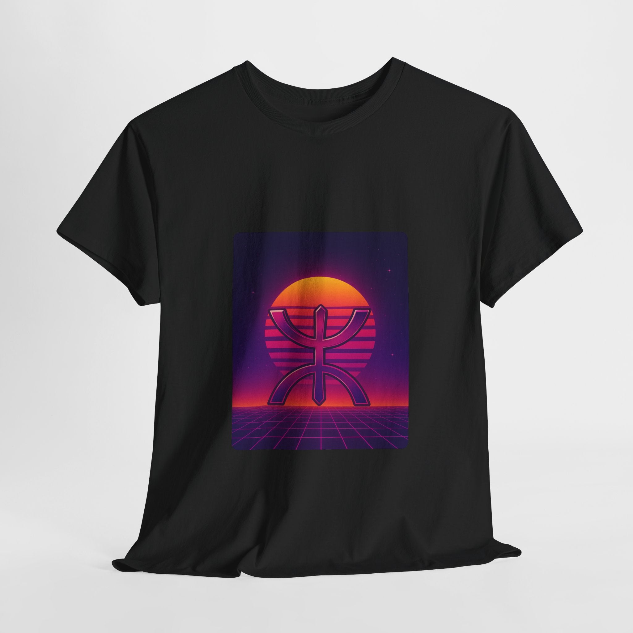 T-shirt Symbole Amazigh "Yaz" – Style Rétro Vintage | Identité Berbère