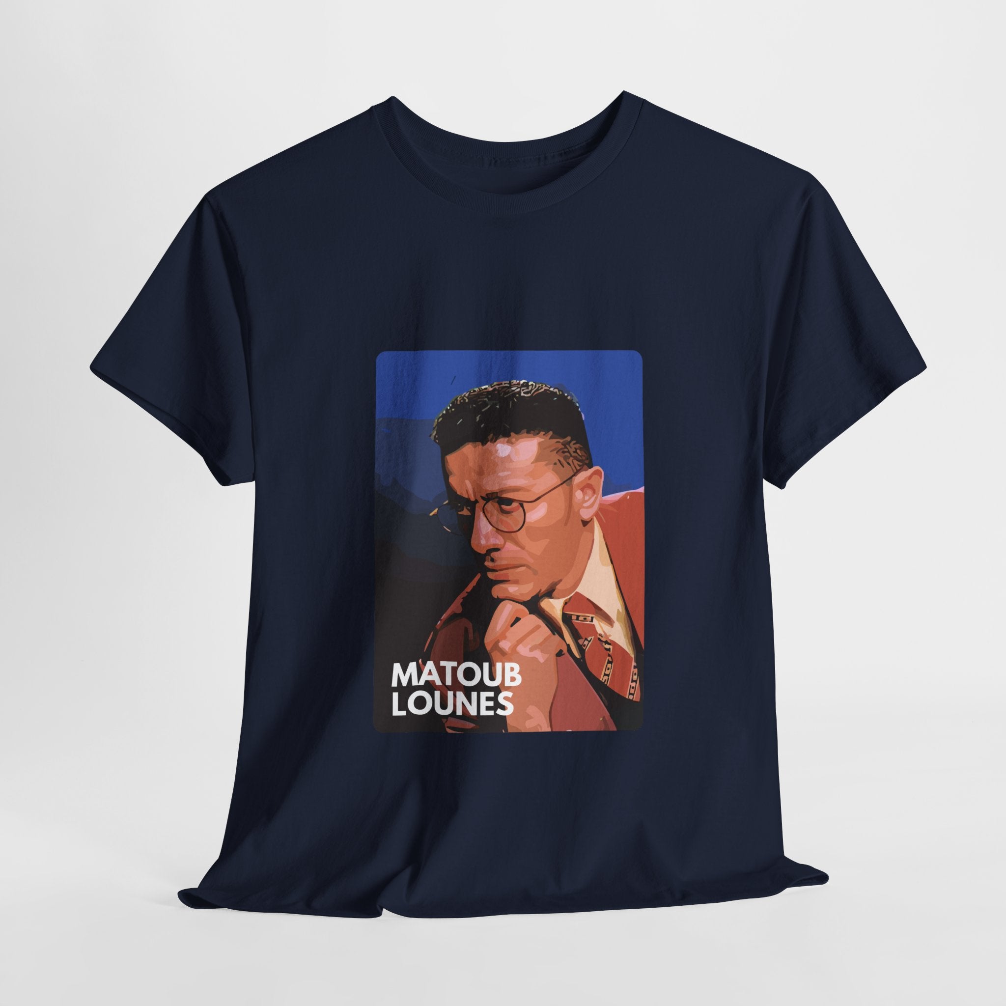 T-shirt Matoub Lounes – Portrait Pensif – Icône Berbère